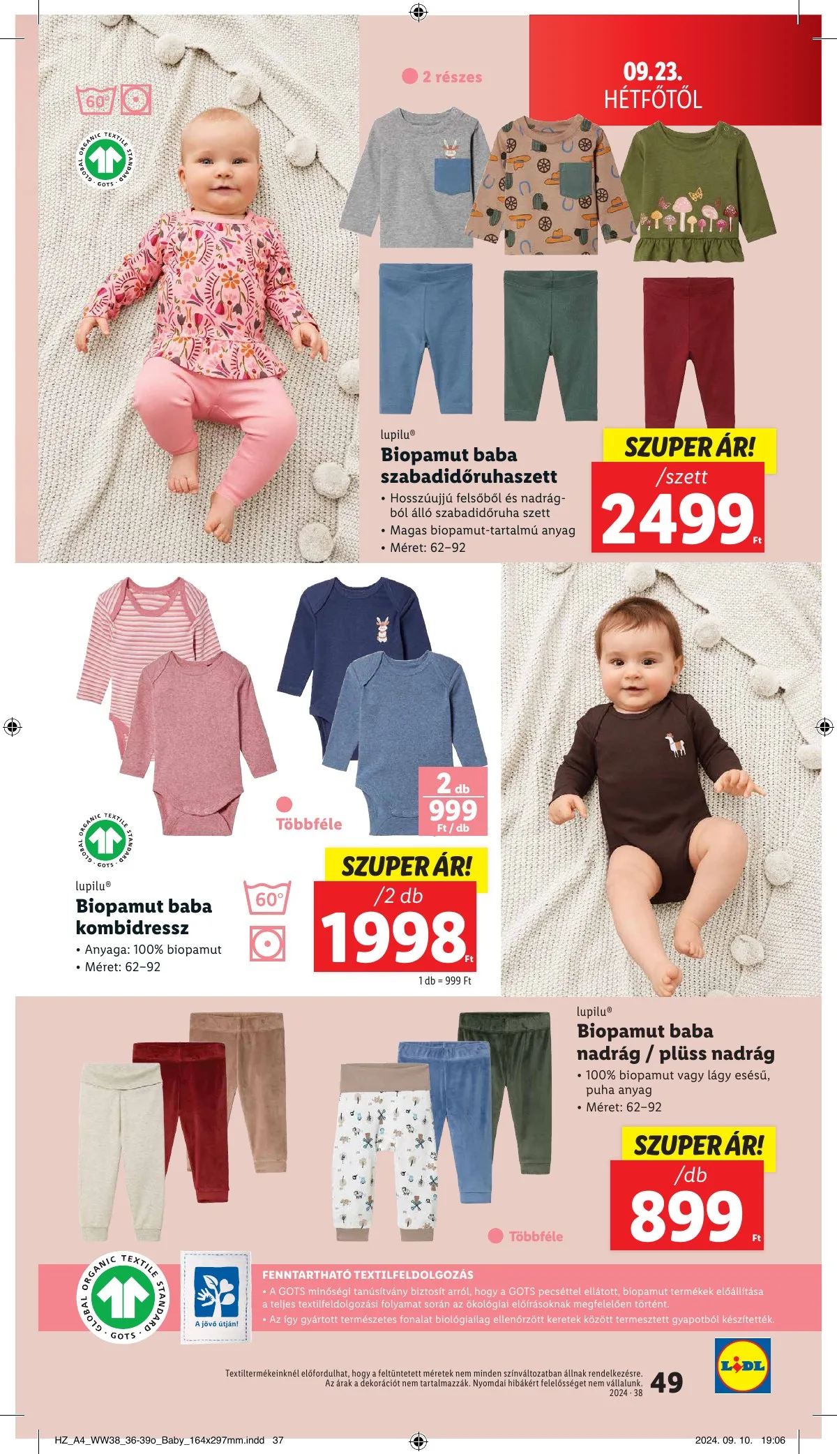 Lidl akciós újság 09.19–09.25 – 49. oldal