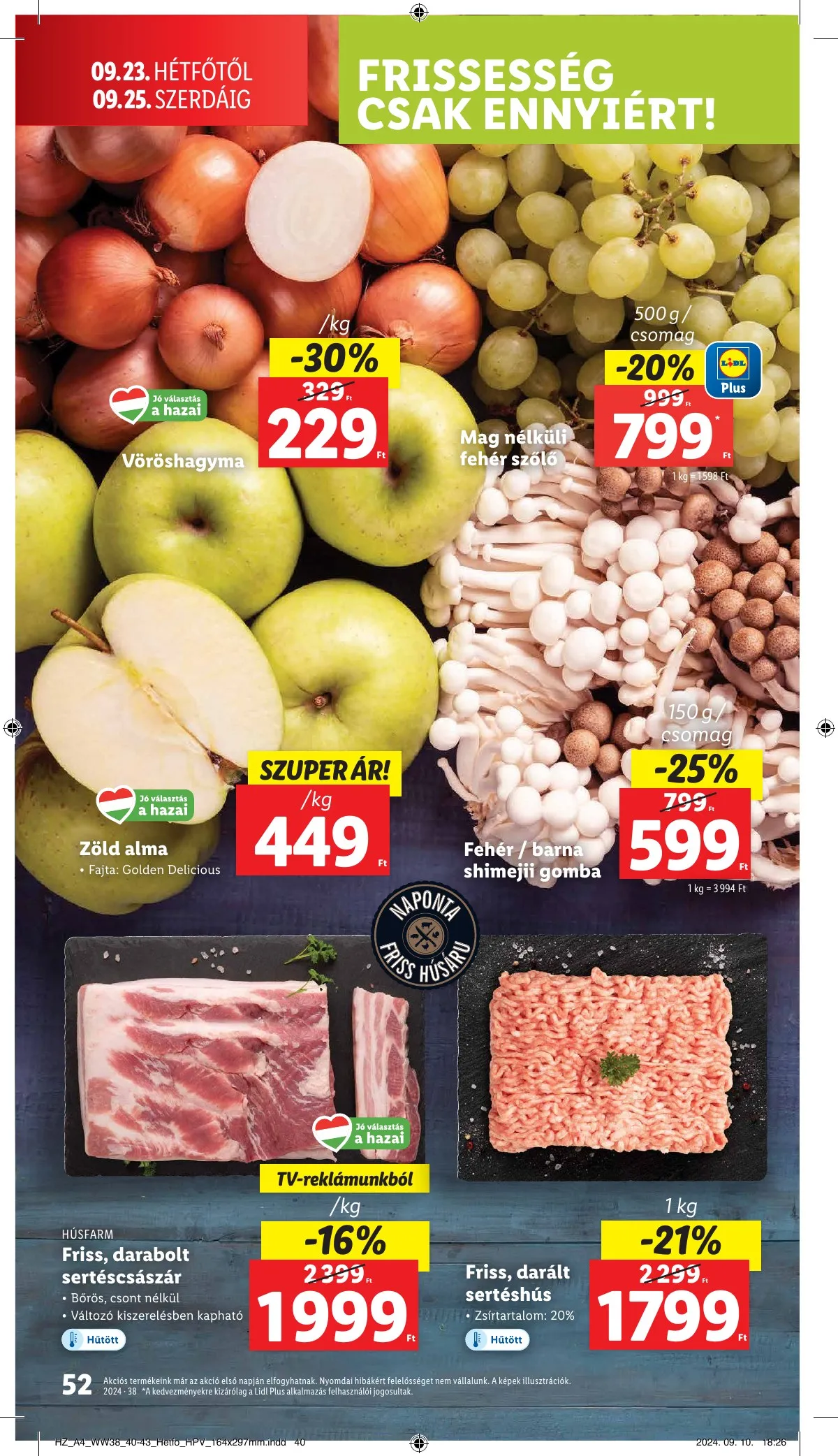 Lidl akciós újság 09.19–09.25 – 52. oldal