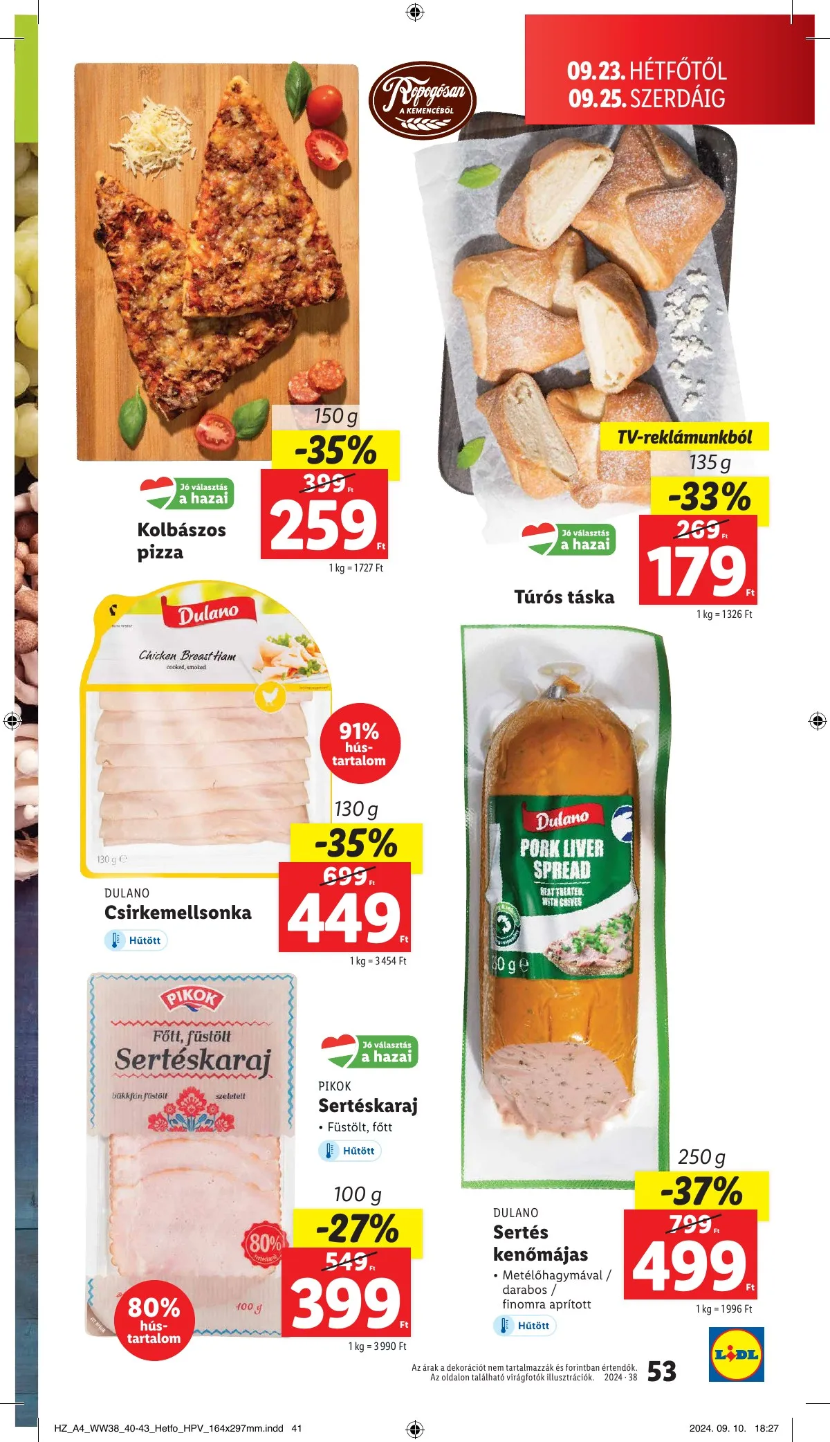 Lidl akciós újság 09.19–09.25 – 53. oldal