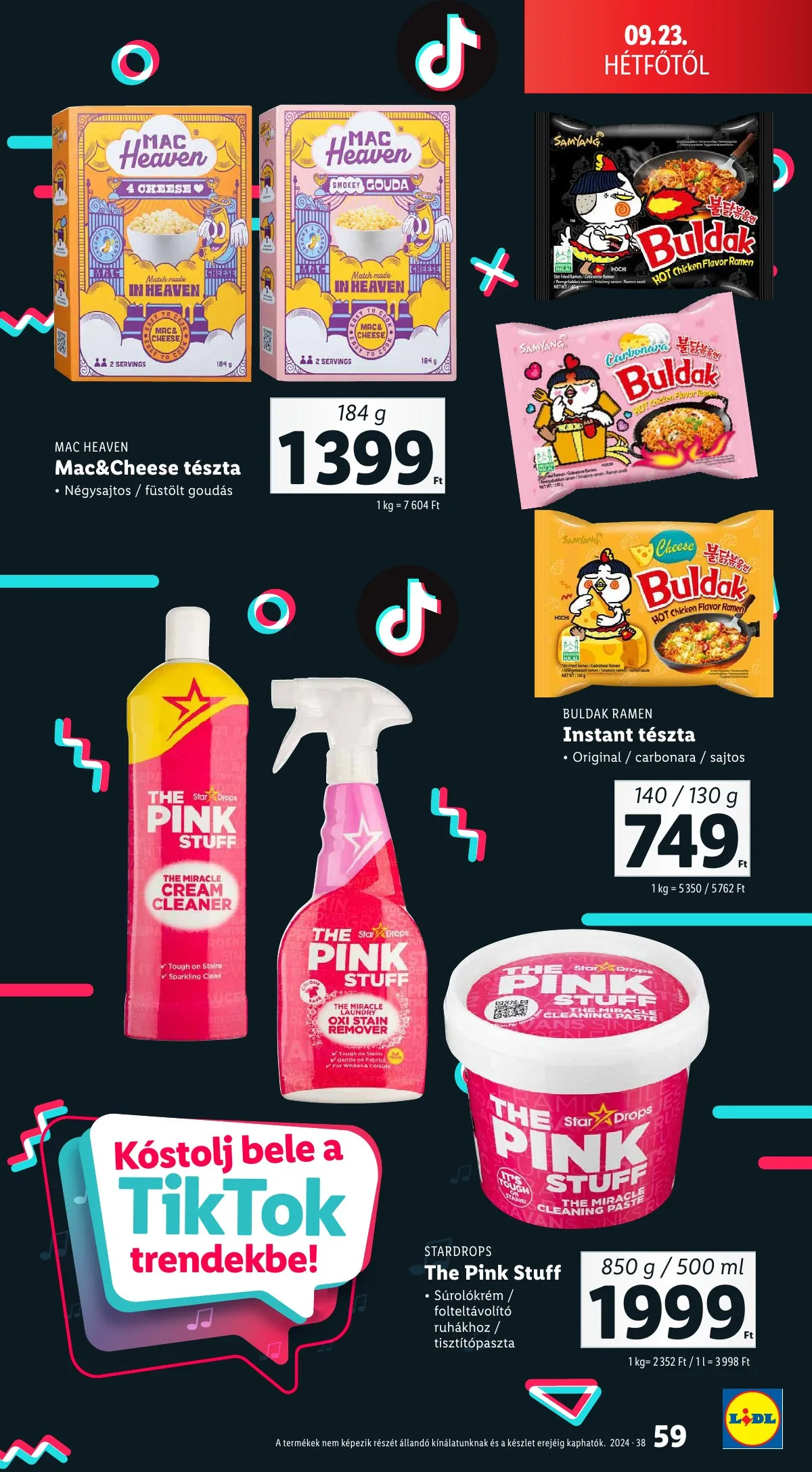 Lidl akciós újság 09.19–09.25 – 59. oldal