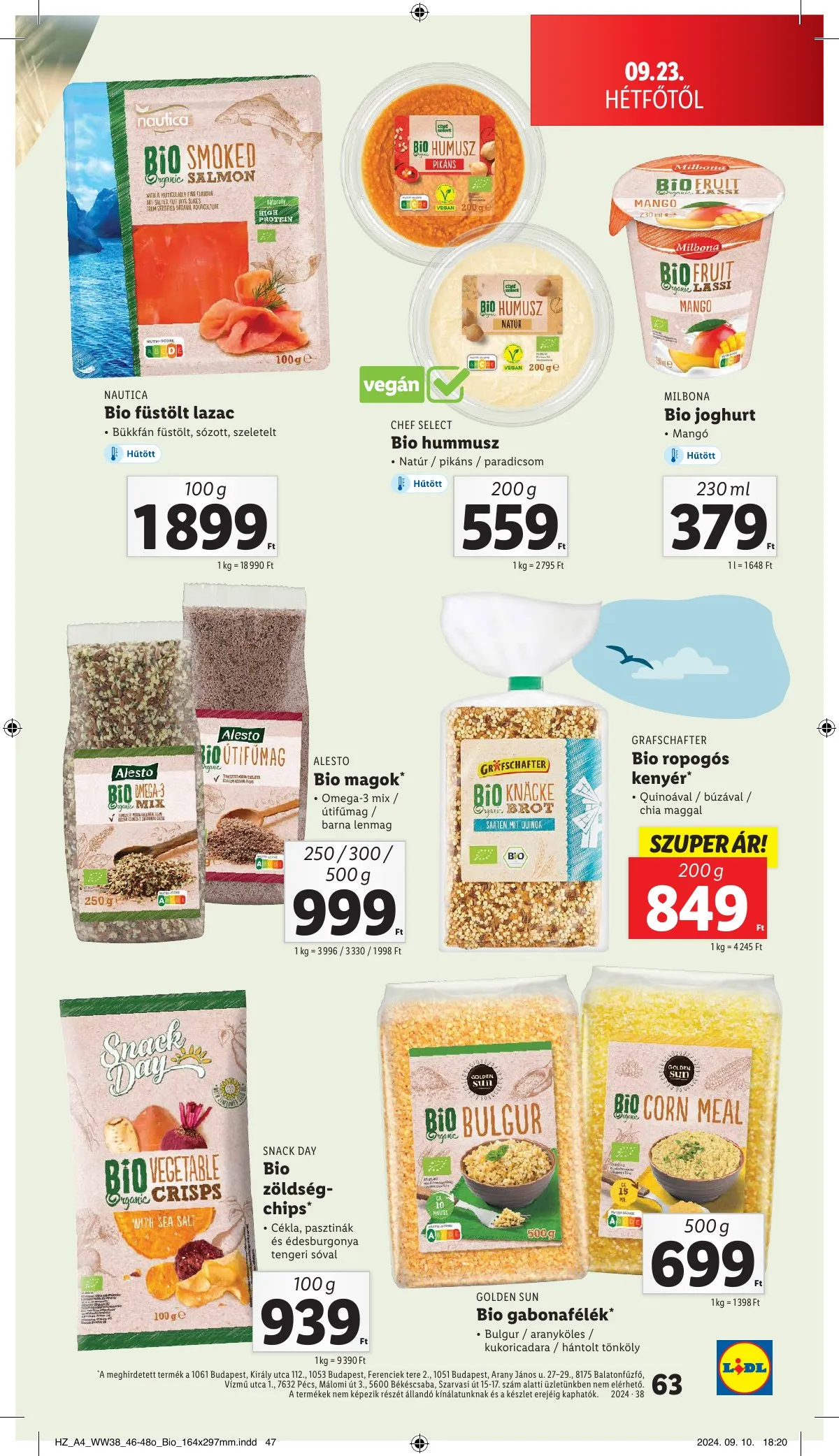 Lidl akciós újság 09.19–09.25 – 63. oldal
