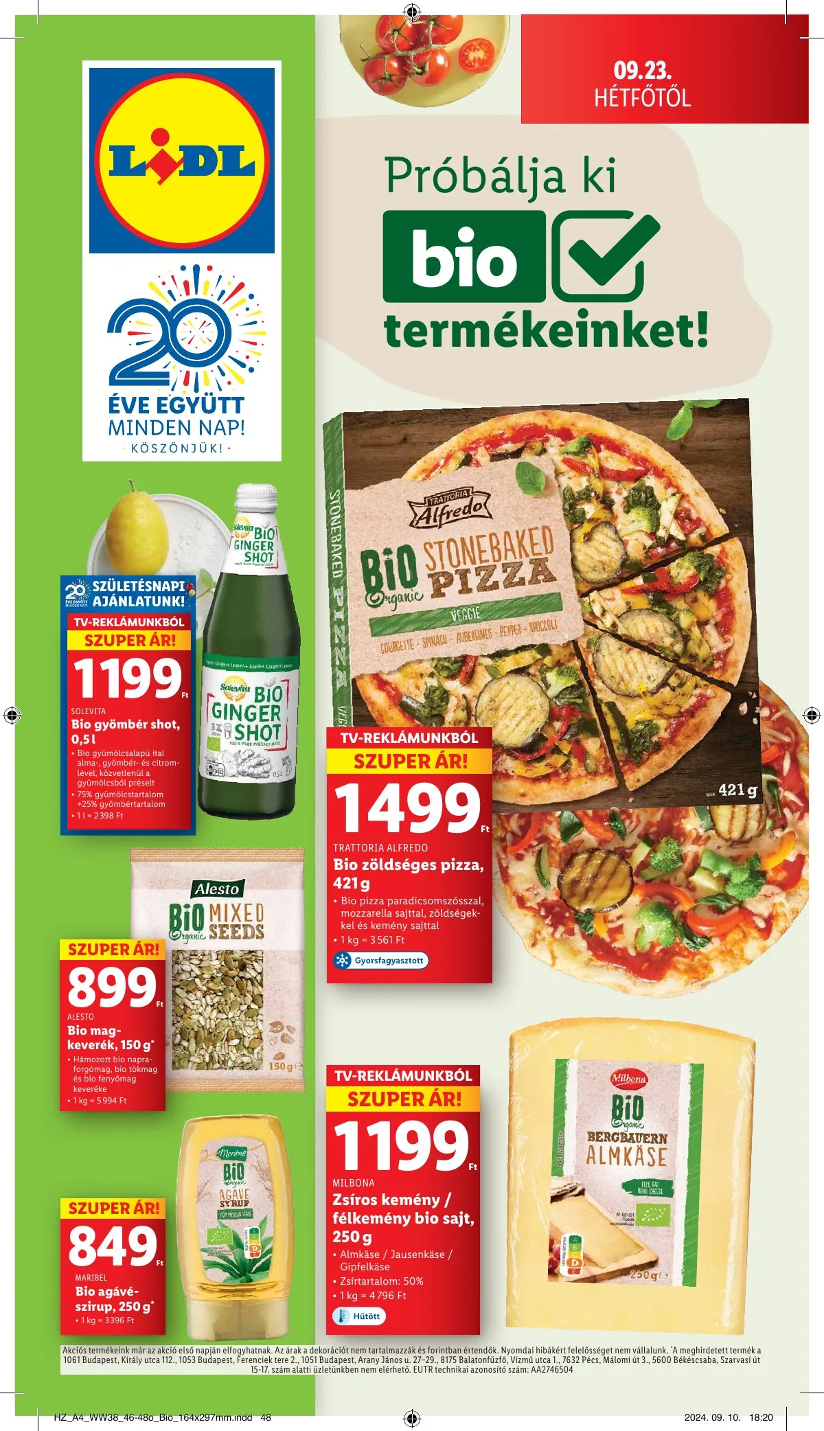 Lidl akciós újság 09.19–09.25 – 64. oldal