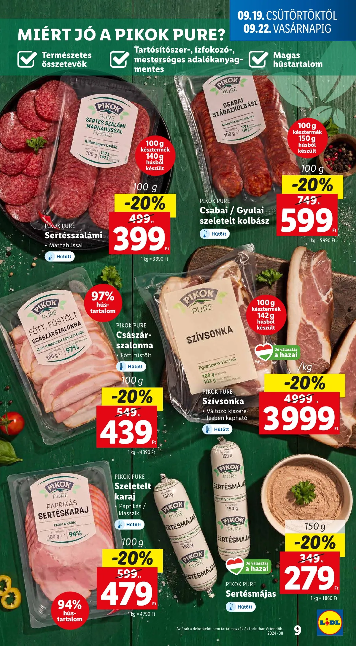 Lidl akciós újság 09.19–09.25 – 9. oldal