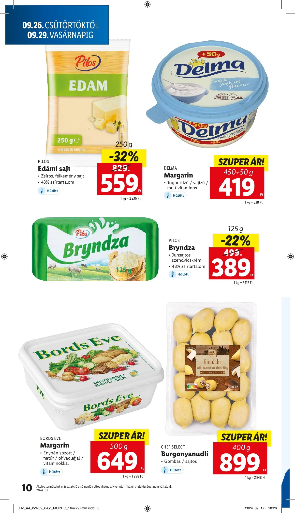 Lidl akciós újság 09.26–10.02 – 10. oldal