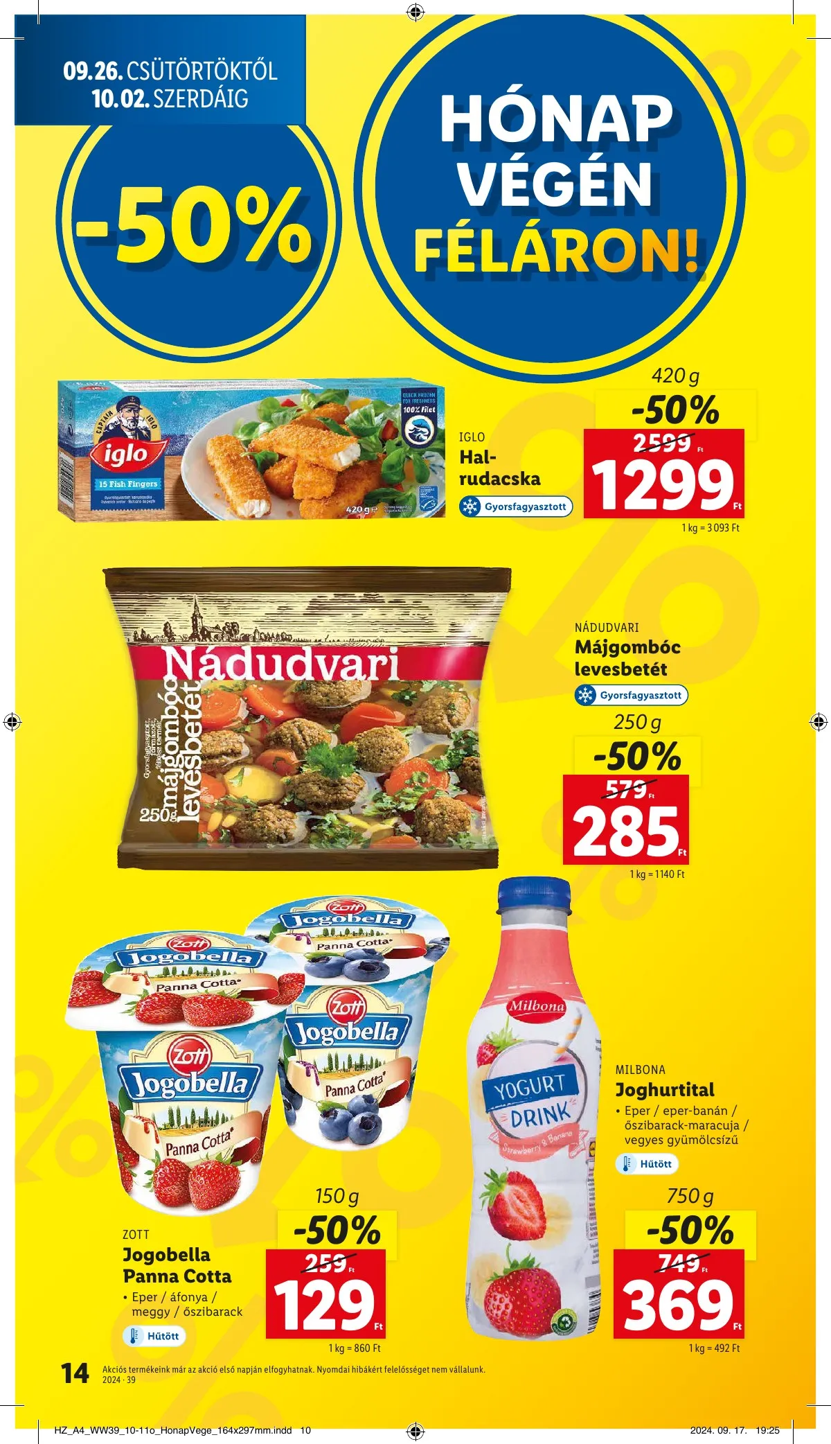 Lidl akciós újság 09.26–10.02 – 14. oldal
