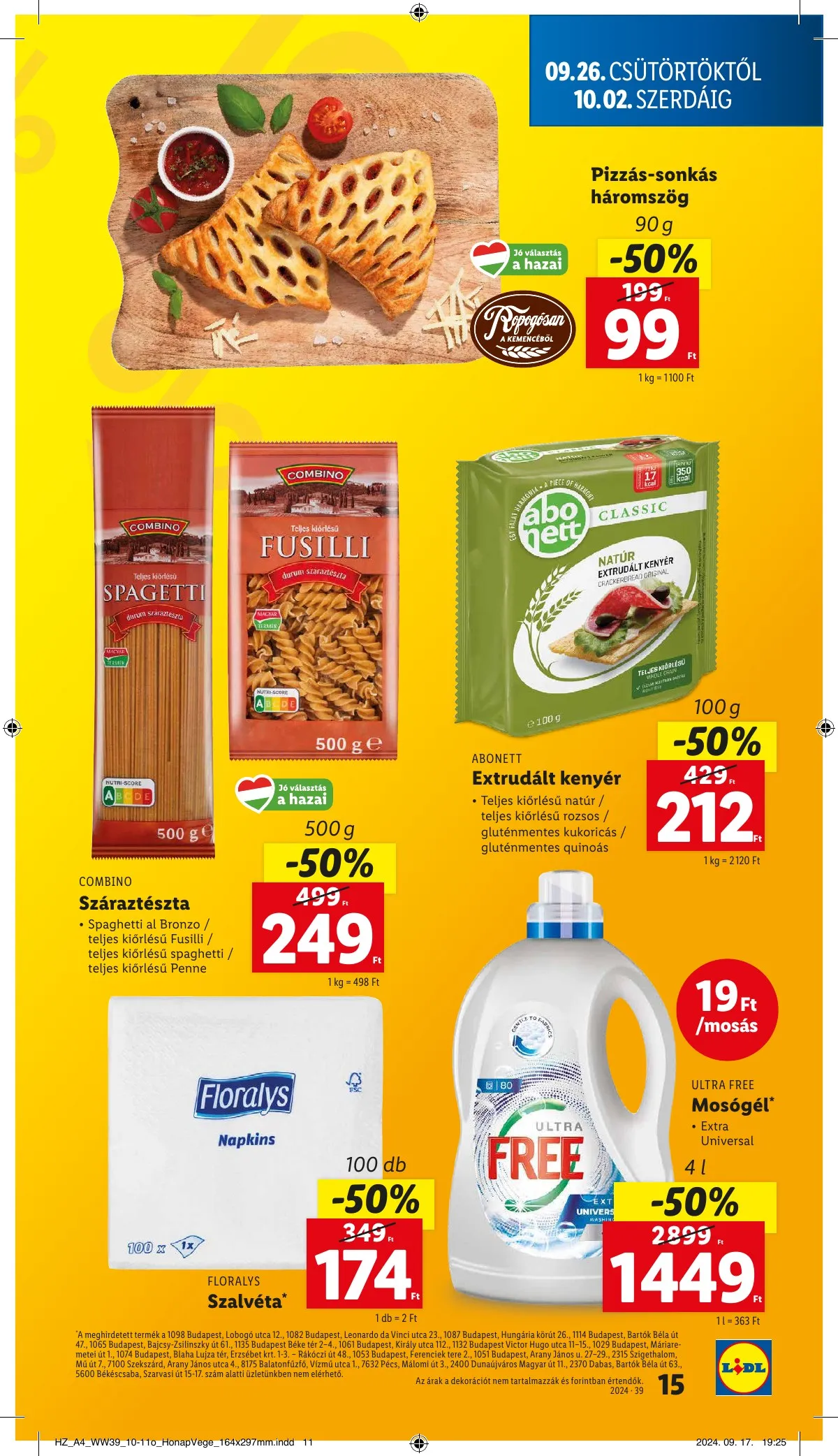 Lidl akciós újság 09.26–10.02 – 15. oldal