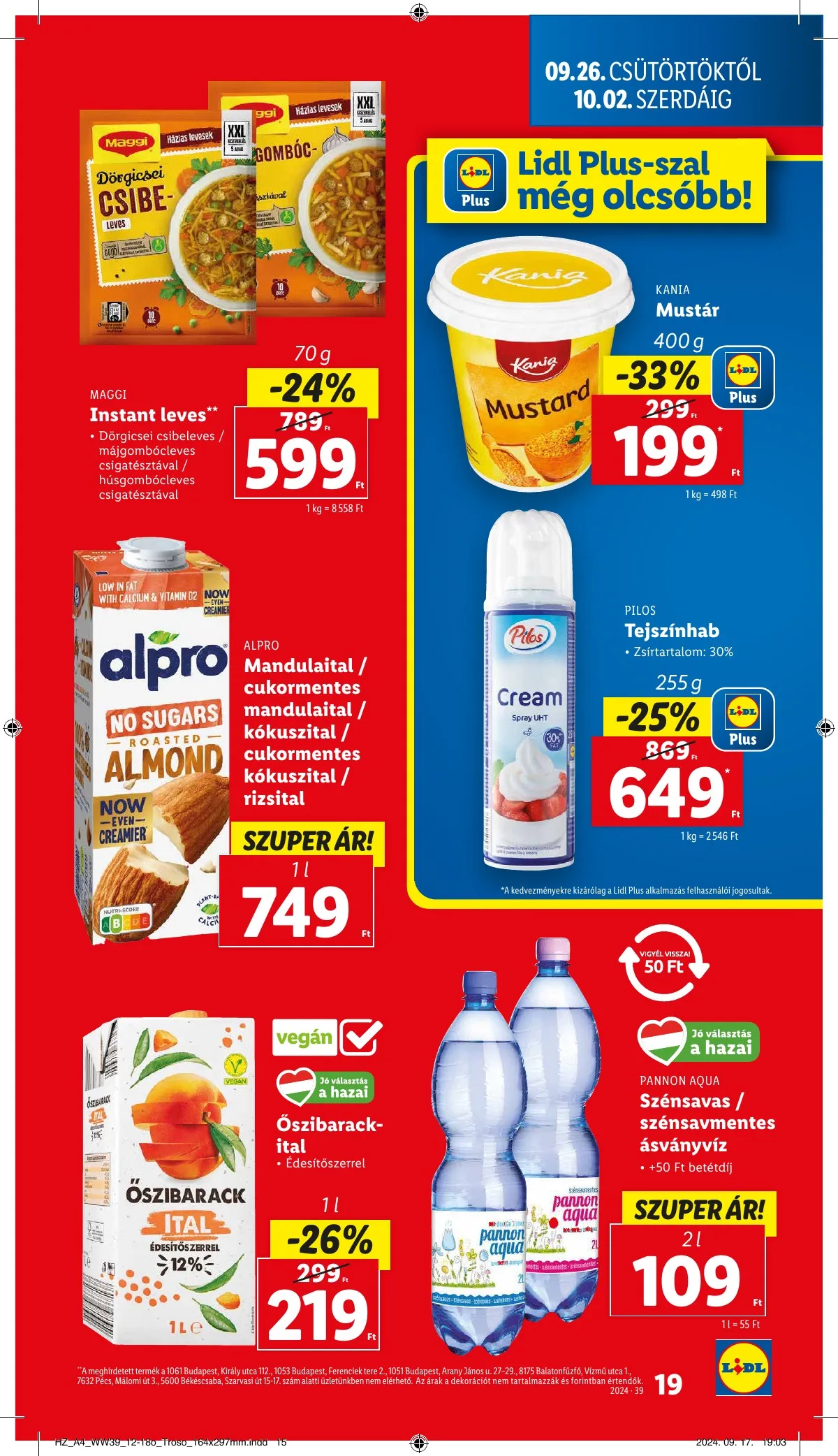 Lidl akciós újság 09.26–10.02 – 19. oldal