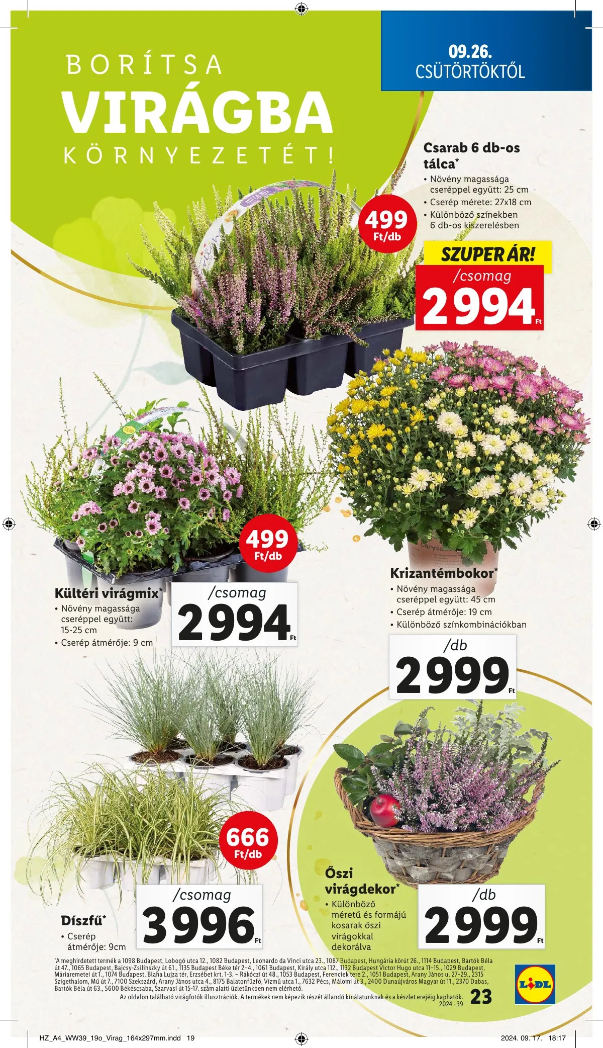 Lidl akciós újság 09.26–10.02 – 23. oldal