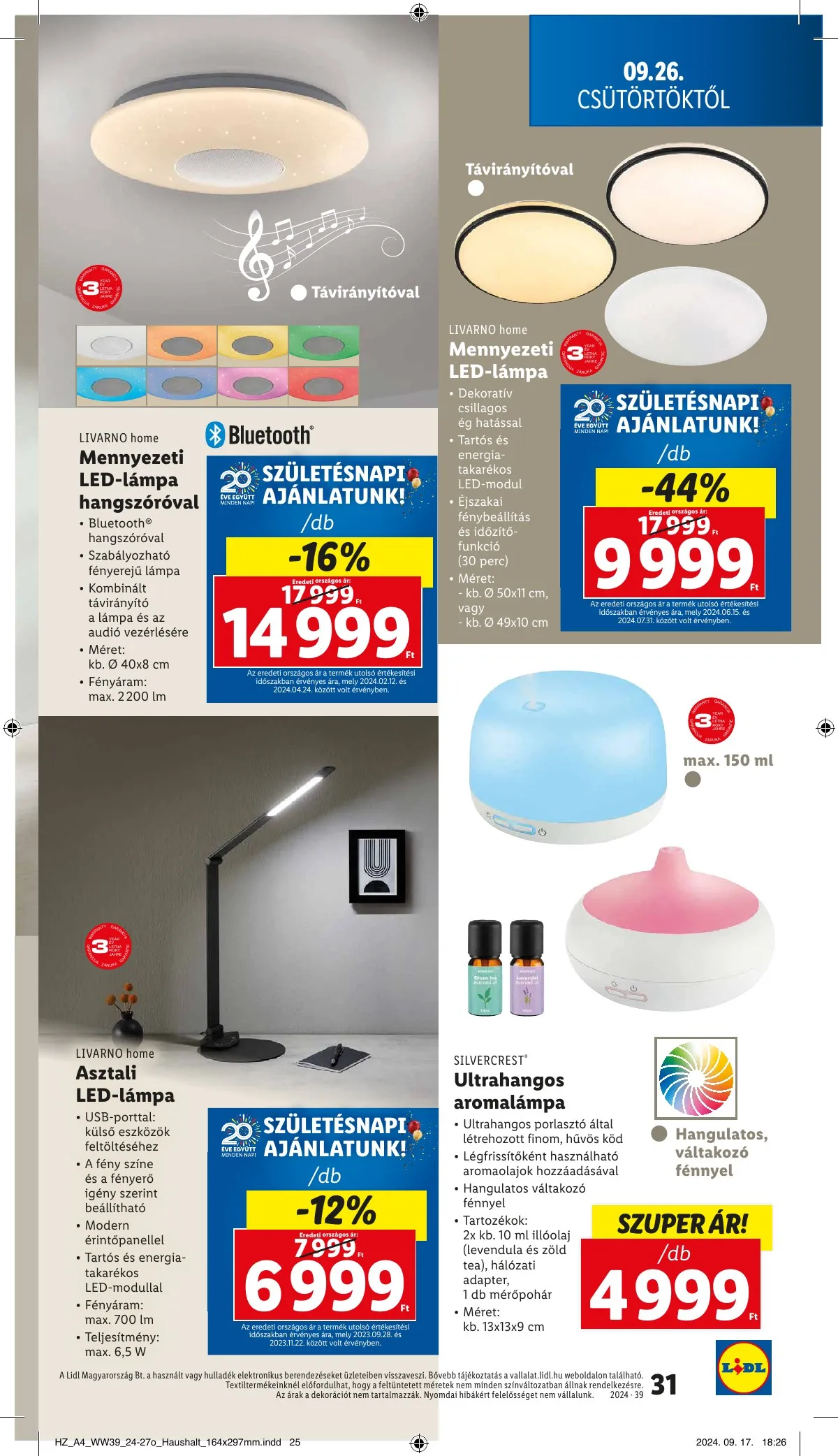 Lidl akciós újság 09.26–10.02 – 31. oldal