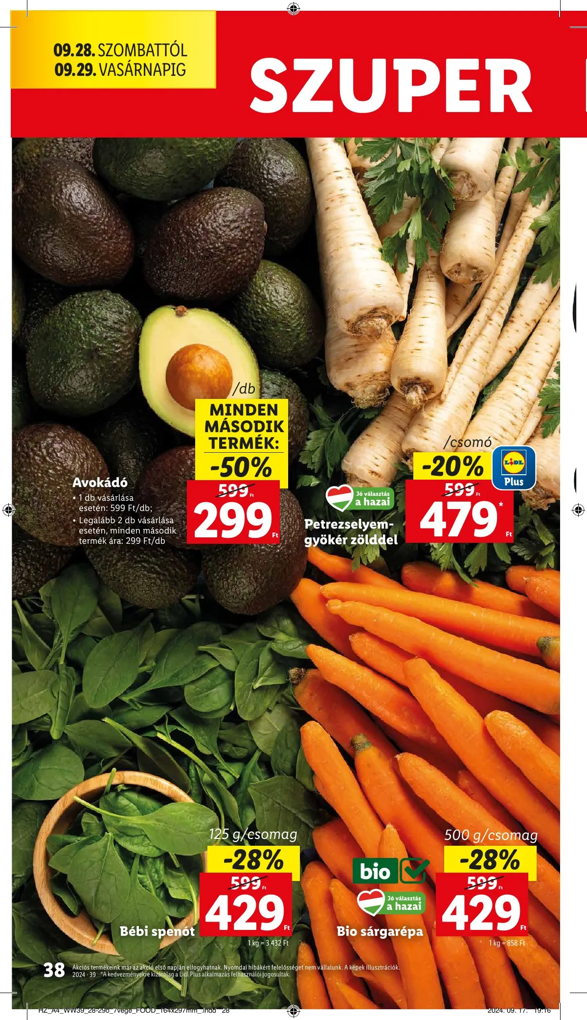 Lidl akciós újság 09.26–10.02 – 38. oldal