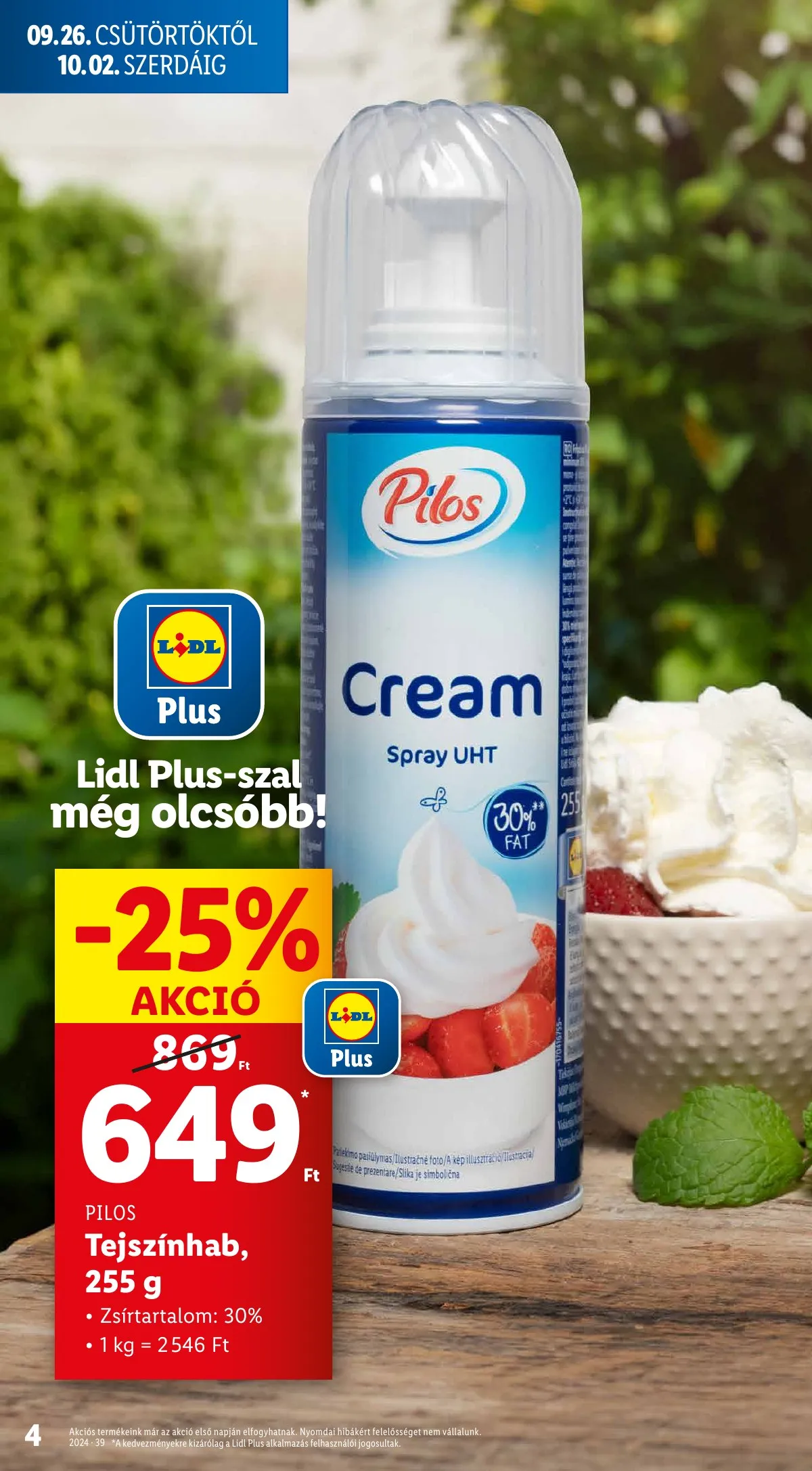 Lidl akciós újság 09.26–10.02 – 4. oldal