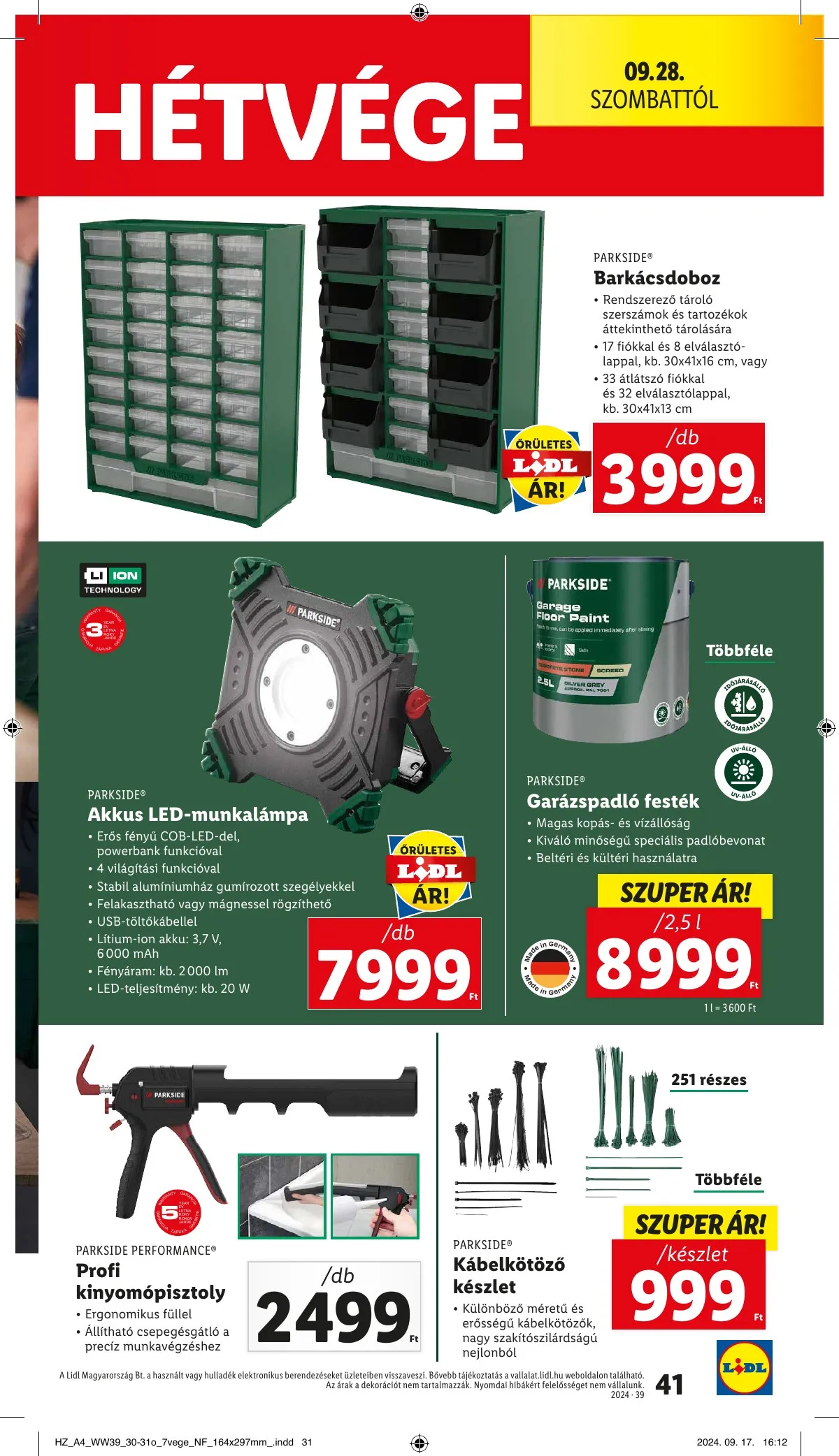 Lidl akciós újság 09.26–10.02 – 41. oldal