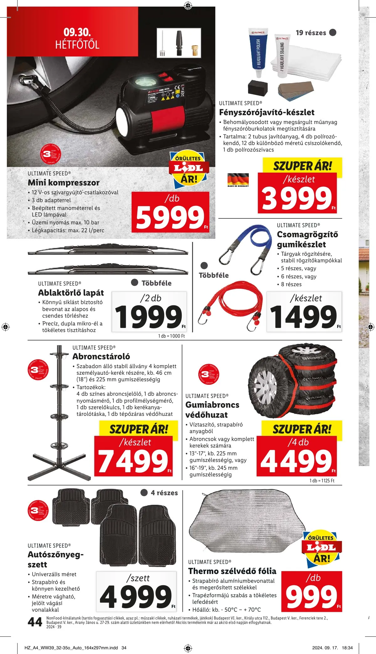 Lidl akciós újság 09.26–10.02 – 44. oldal