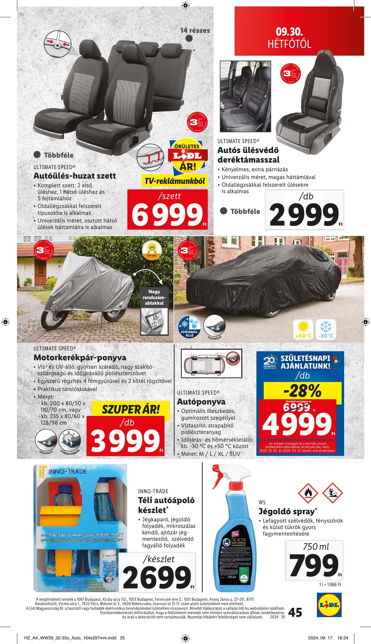Lidl akciós újság 09.26–10.02 – 45. oldal