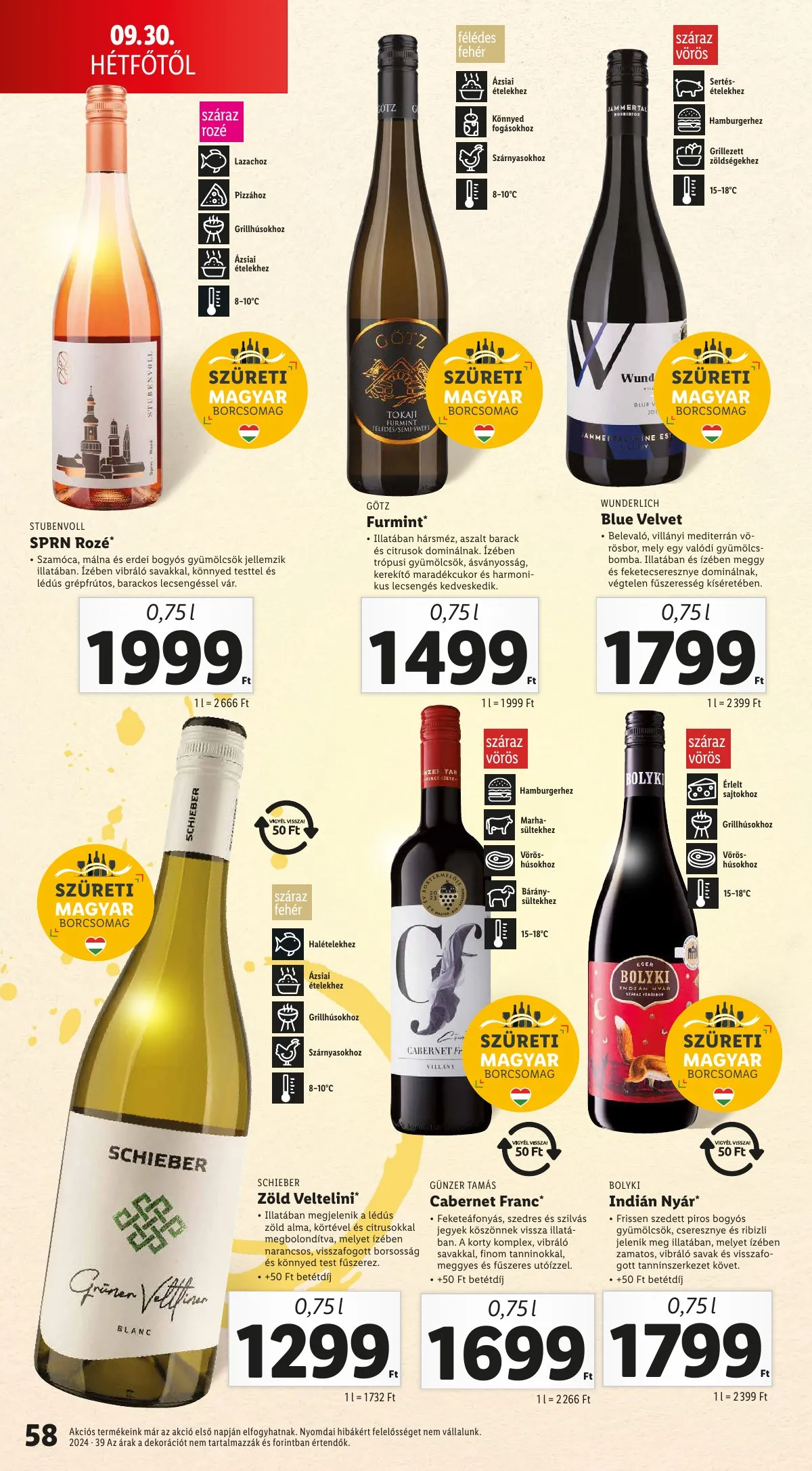 Lidl akciós újság 09.26–10.02 – 58. oldal