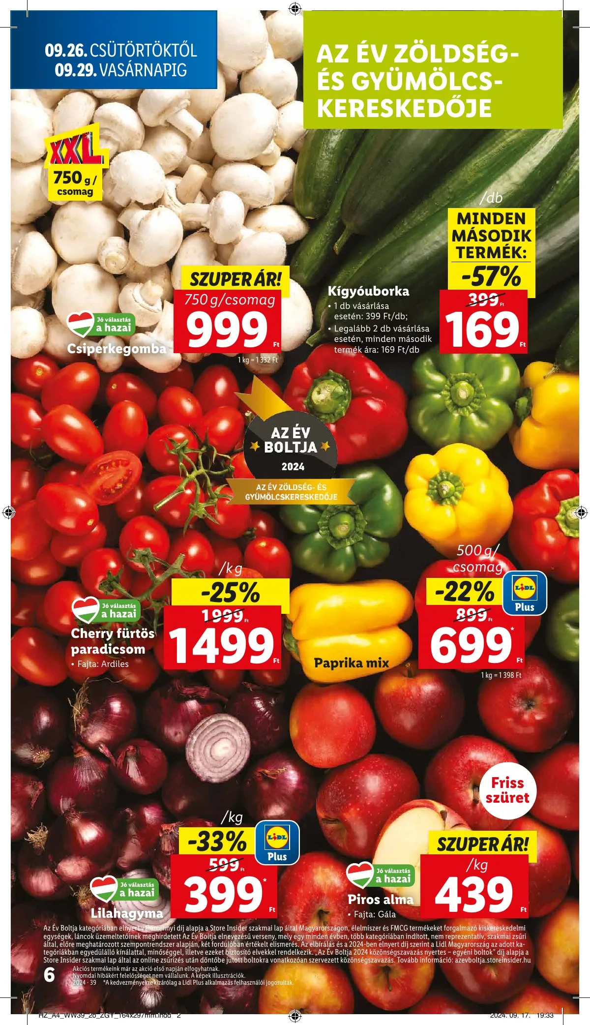 Lidl akciós újság 09.26–10.02 – 6. oldal