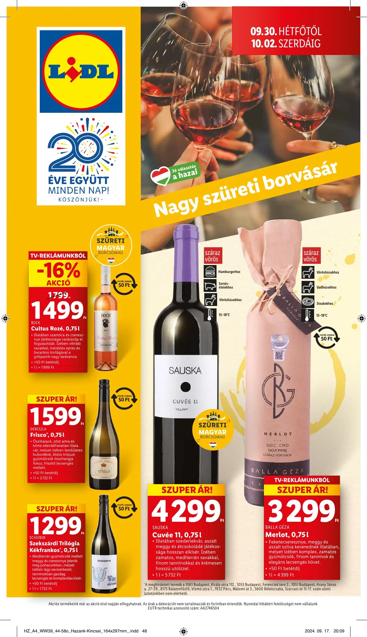 Lidl akciós újság 09.26–10.02 – 64. oldal