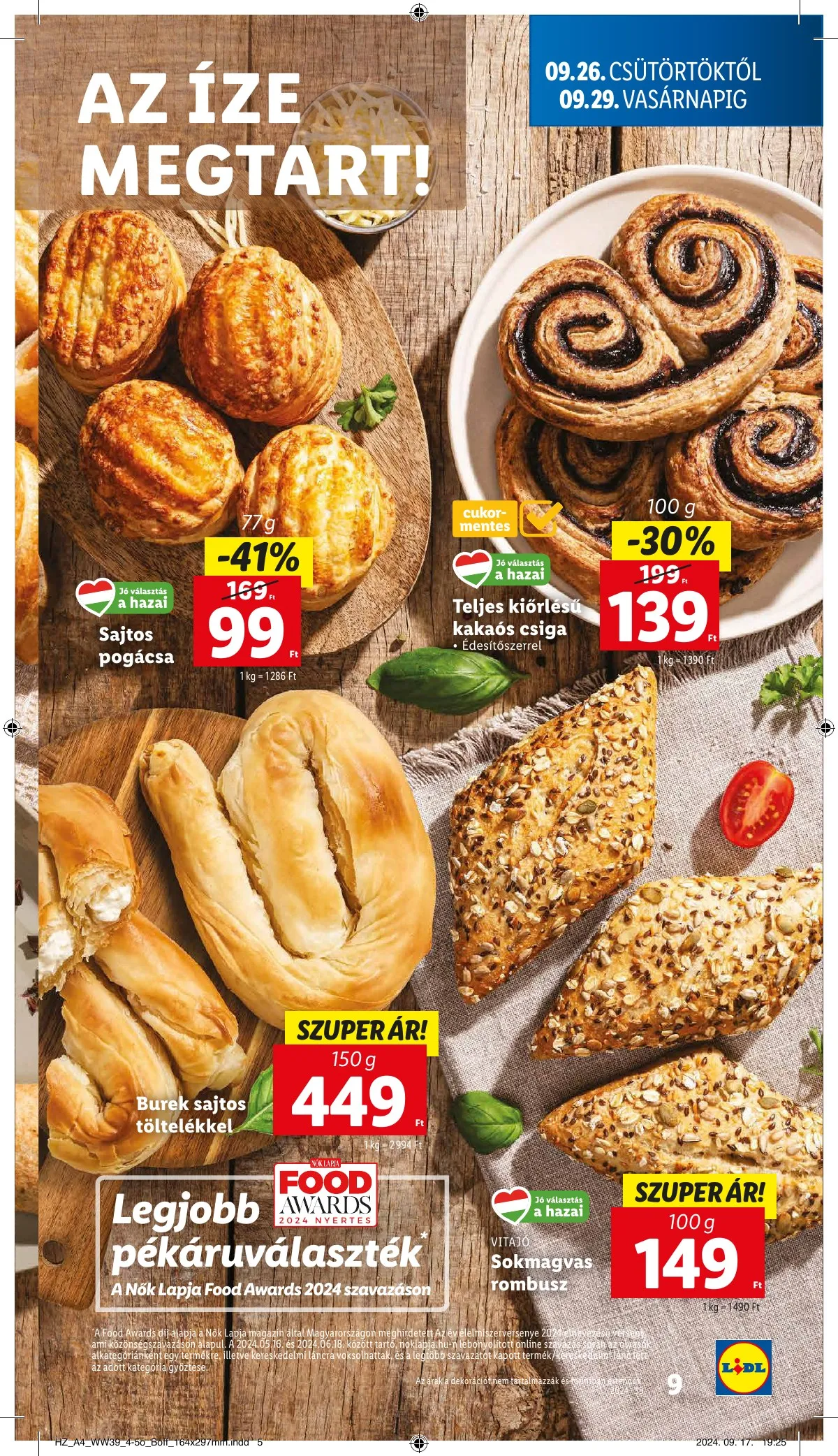 Lidl akciós újság 09.26–10.02 – 9. oldal