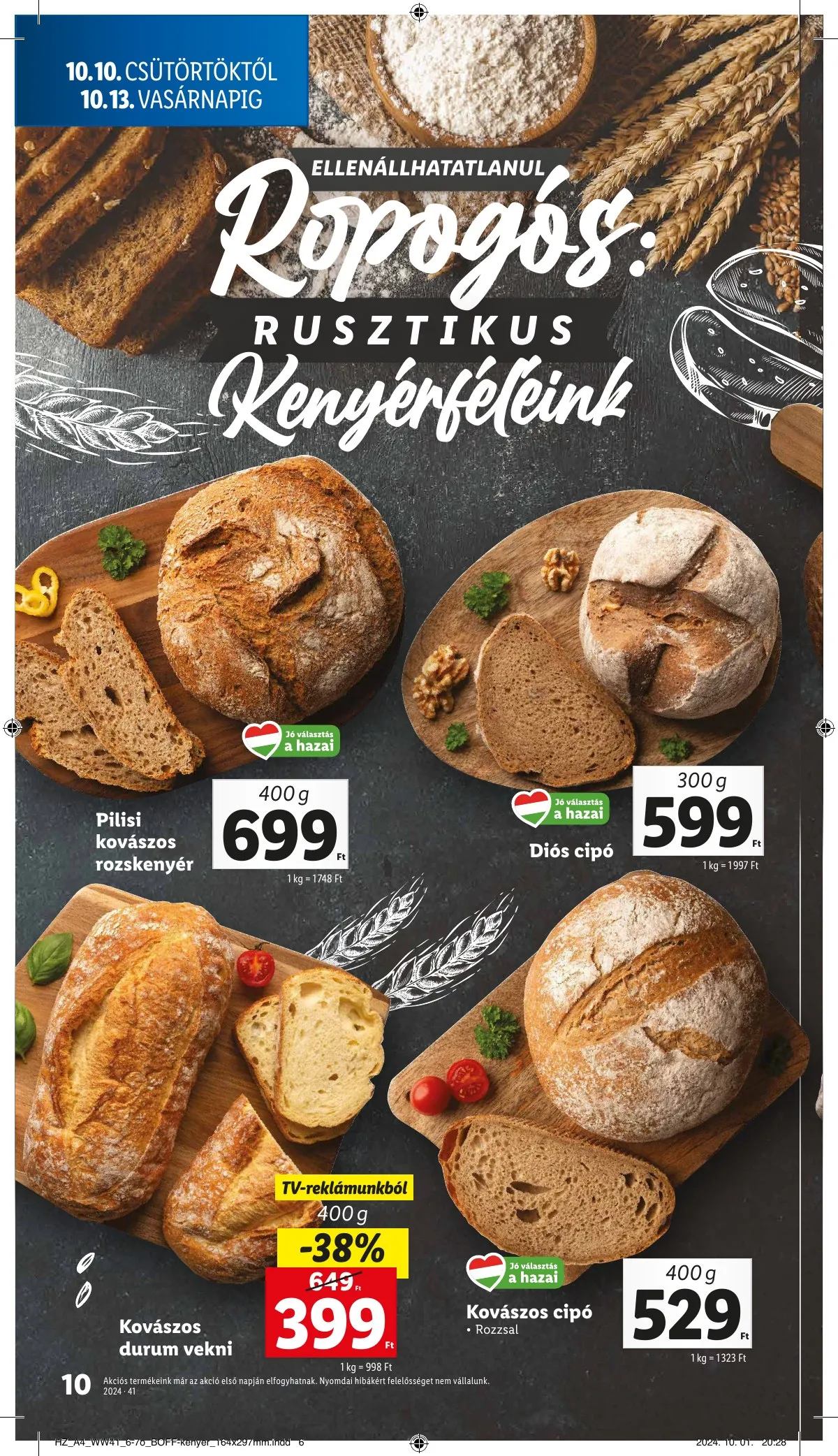 Lidl akciós újság 10.10–10.16 – 10. oldal