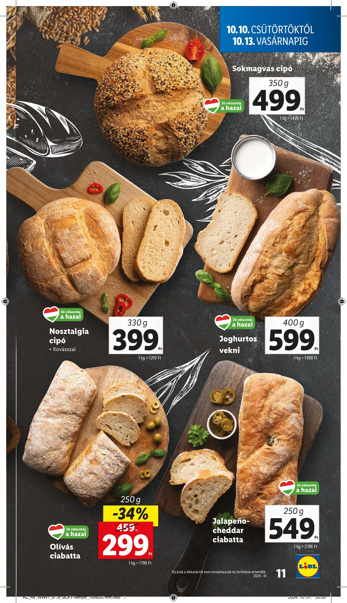 Lidl akciós újság 10.10–10.16 – 11. oldal