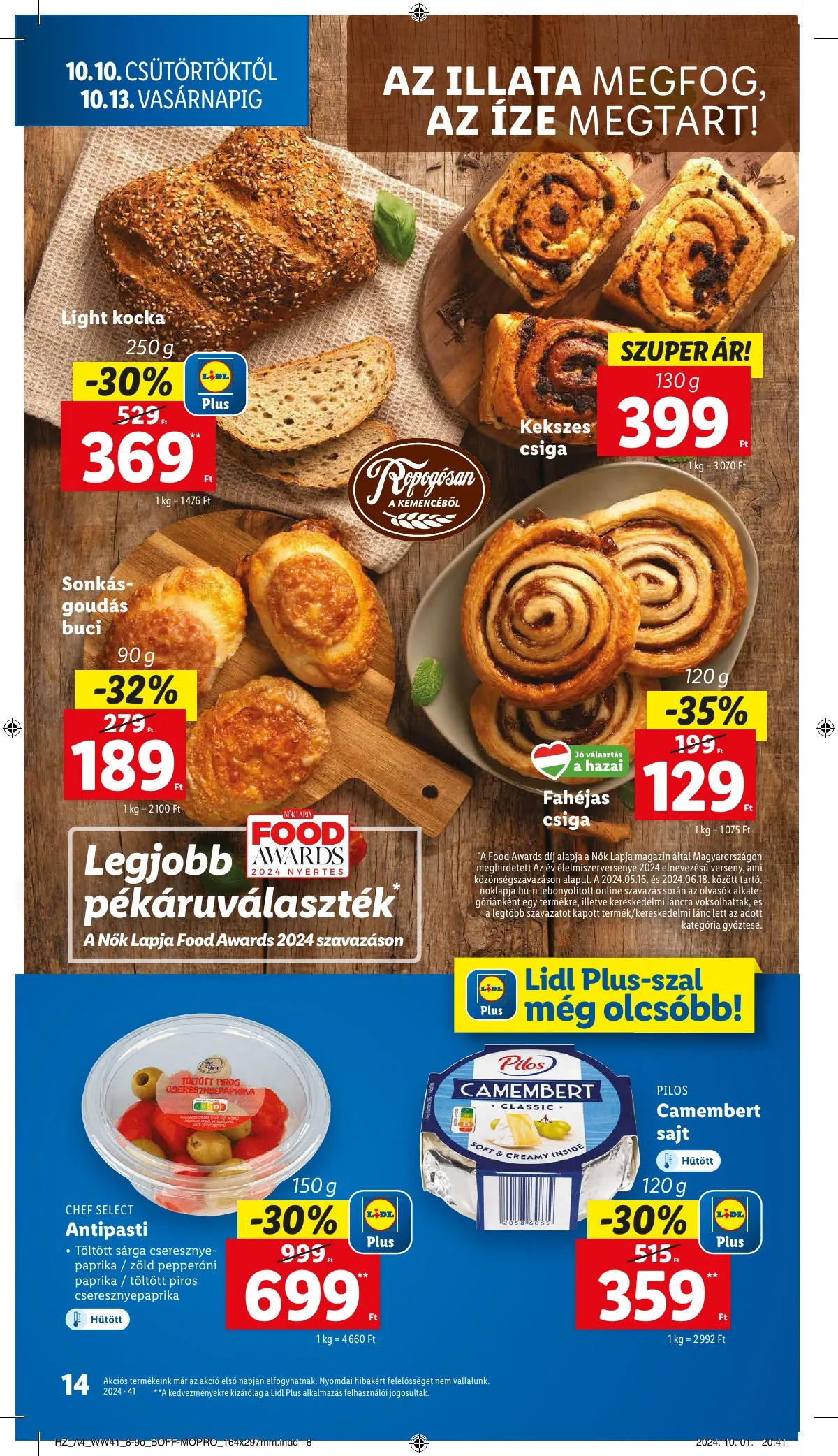 Lidl akciós újság 10.10–10.16 – 14. oldal