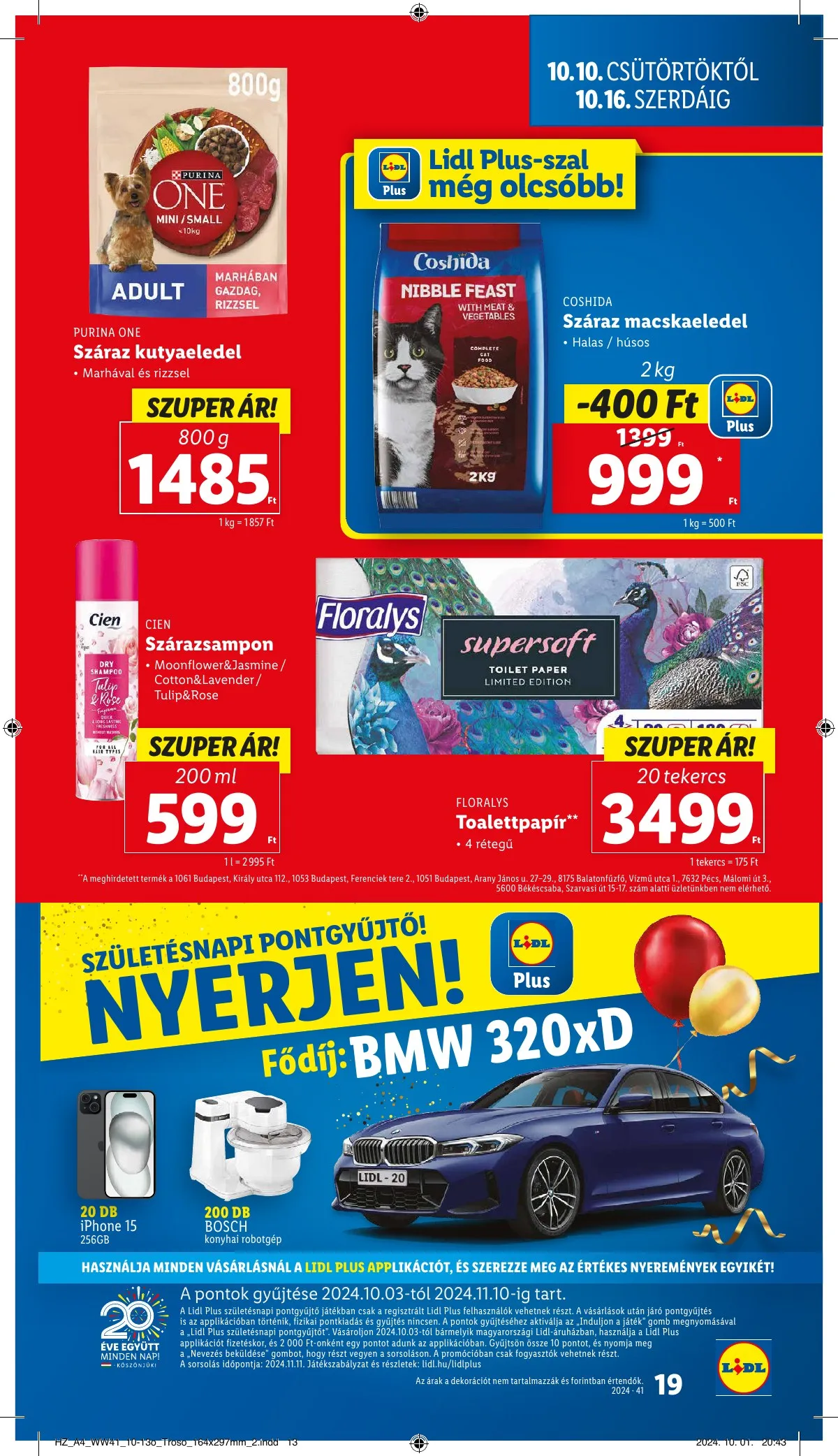 Lidl akciós újság 10.10–10.16 – 19. oldal