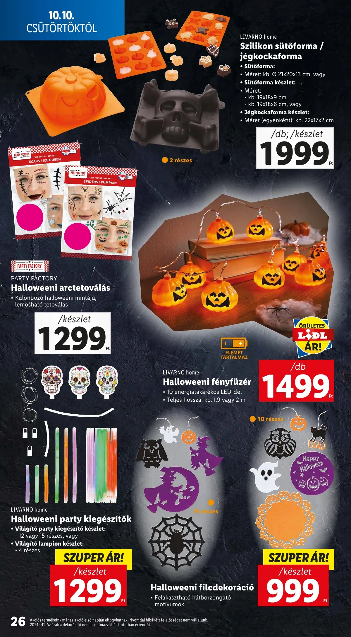 Lidl akciós újság 10.10–10.16 – 26. oldal
