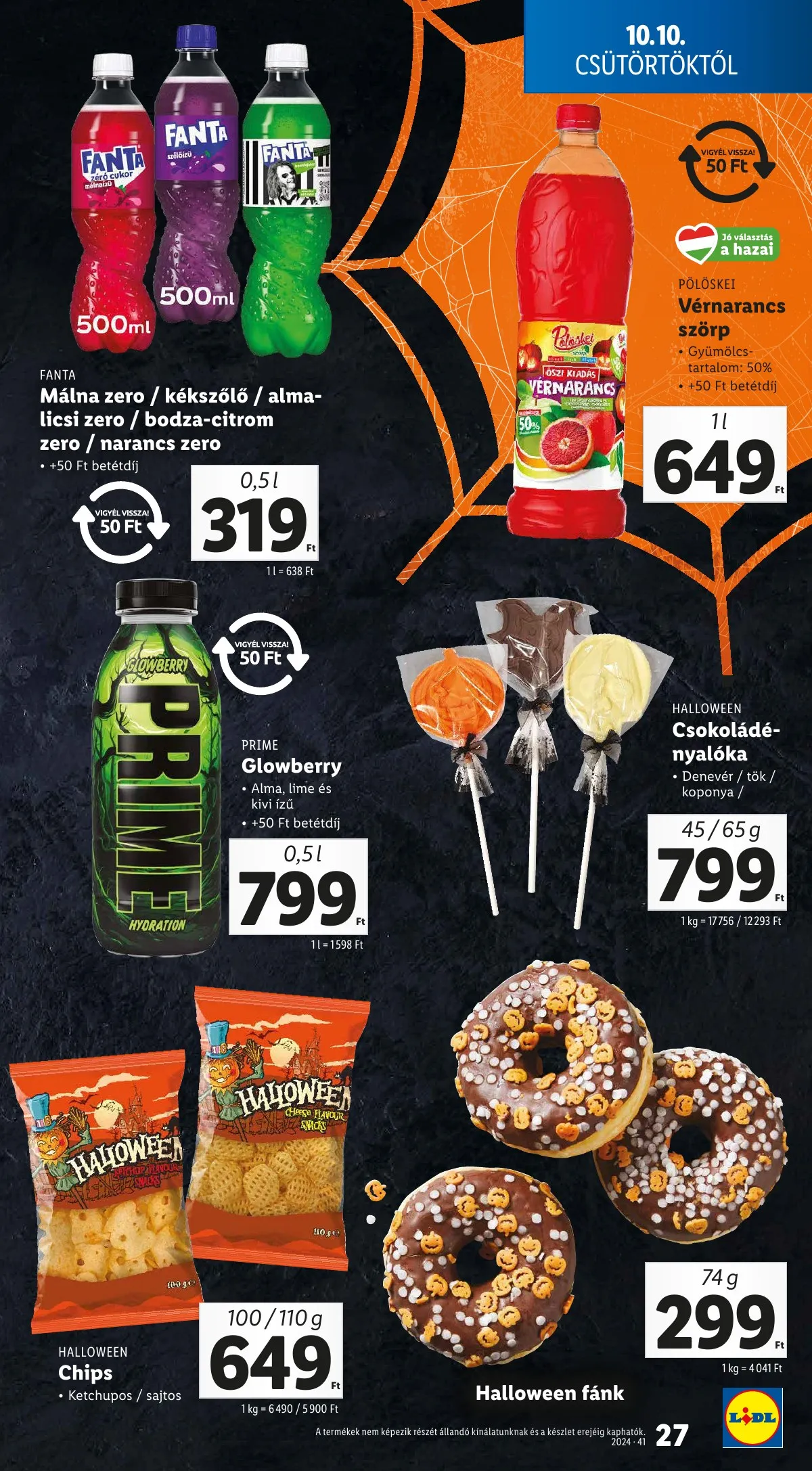 Lidl akciós újság 10.10–10.16 – 27. oldal