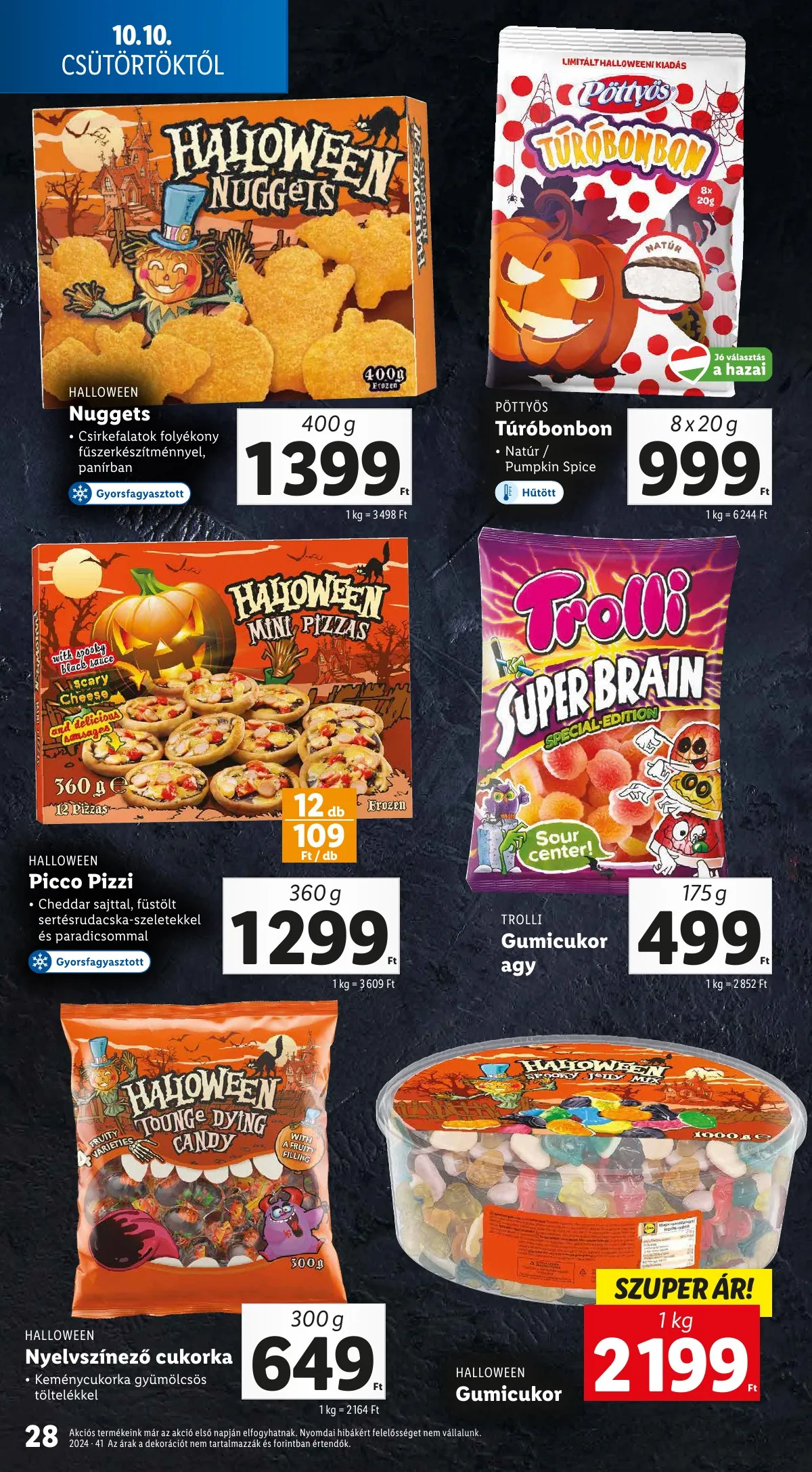 Lidl akciós újság 10.10–10.16 – 28. oldal