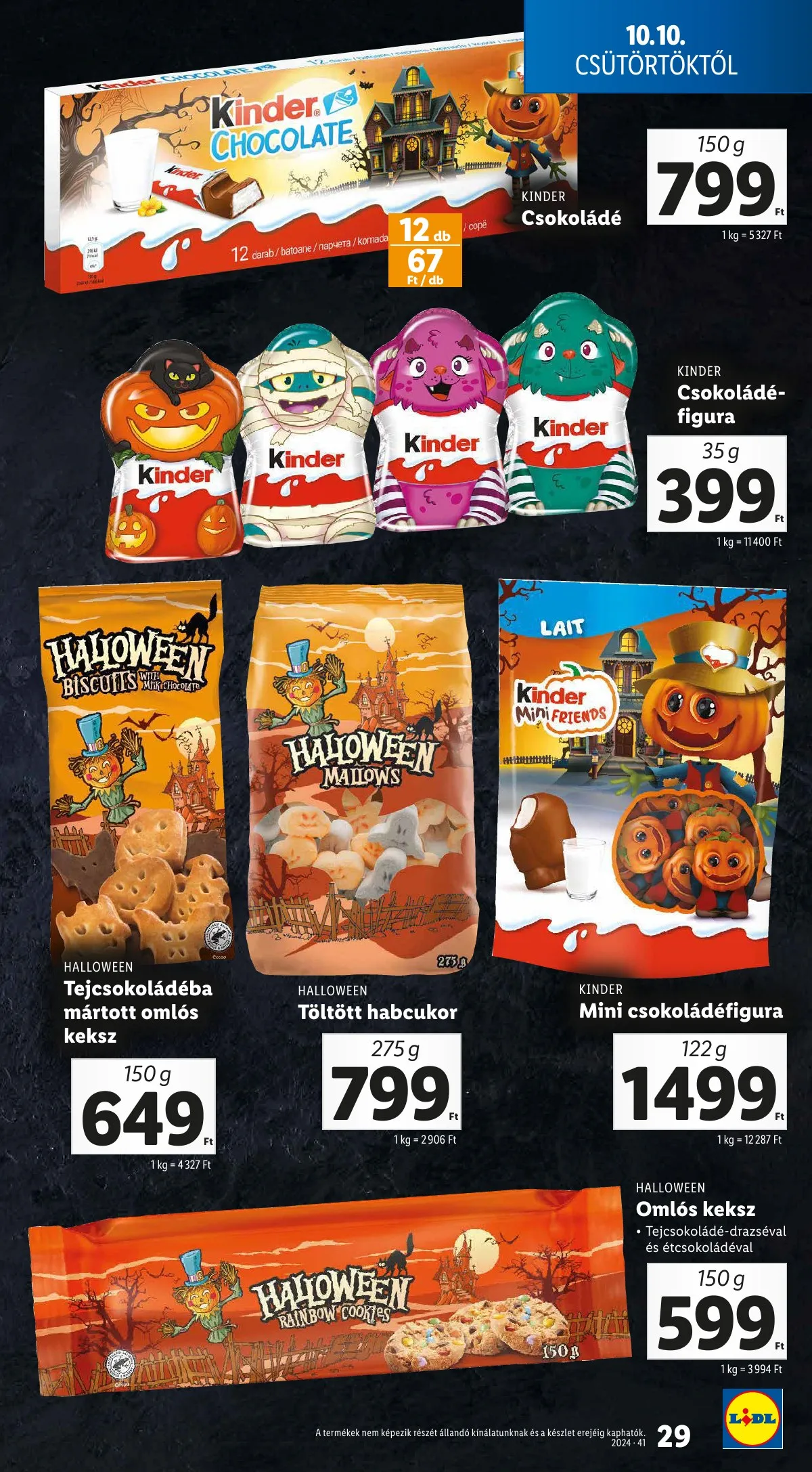 Lidl akciós újság 10.10–10.16 – 29. oldal