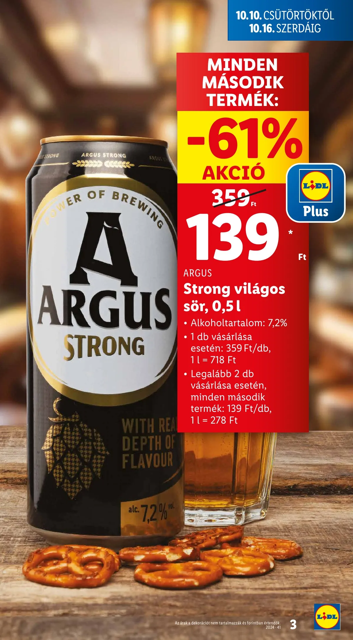 Lidl akciós újság 10.10–10.16 – 3. oldal
