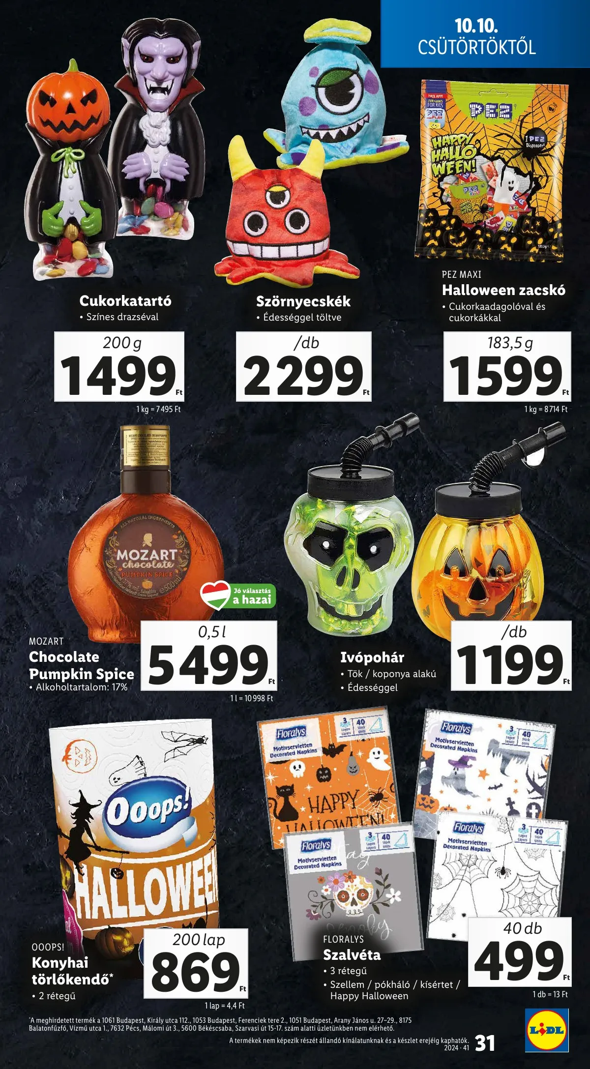 Lidl akciós újság 10.10–10.16 – 31. oldal