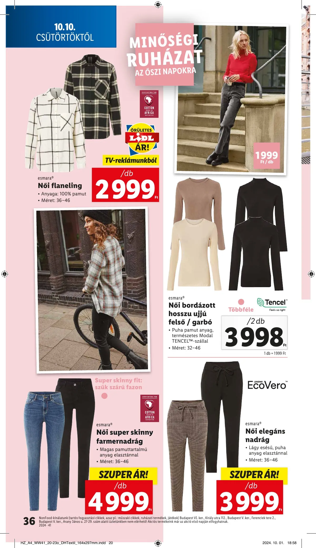Lidl akciós újság 10.10–10.16 – 36. oldal