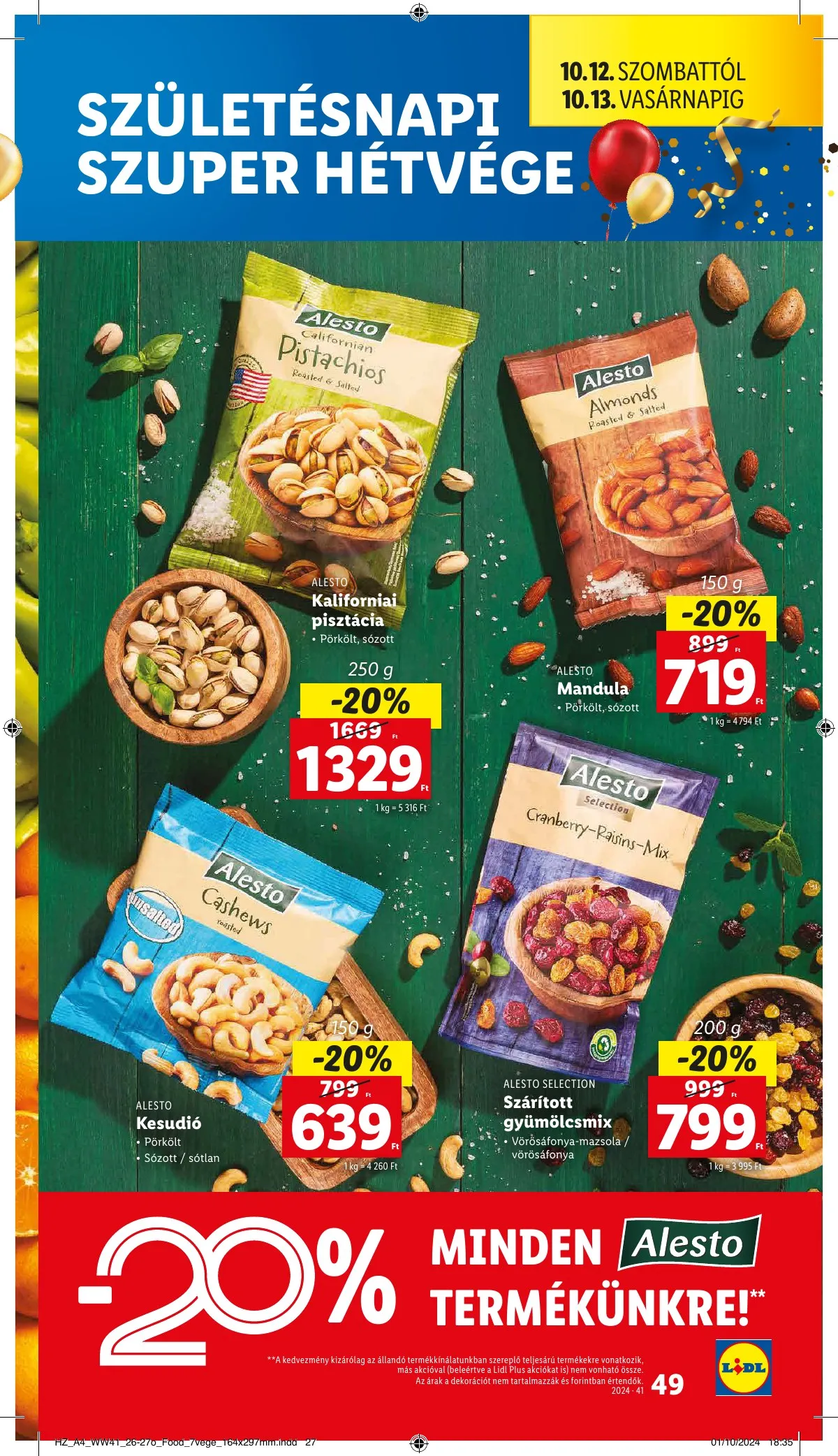 Lidl akciós újság 10.10–10.16 – 49. oldal
