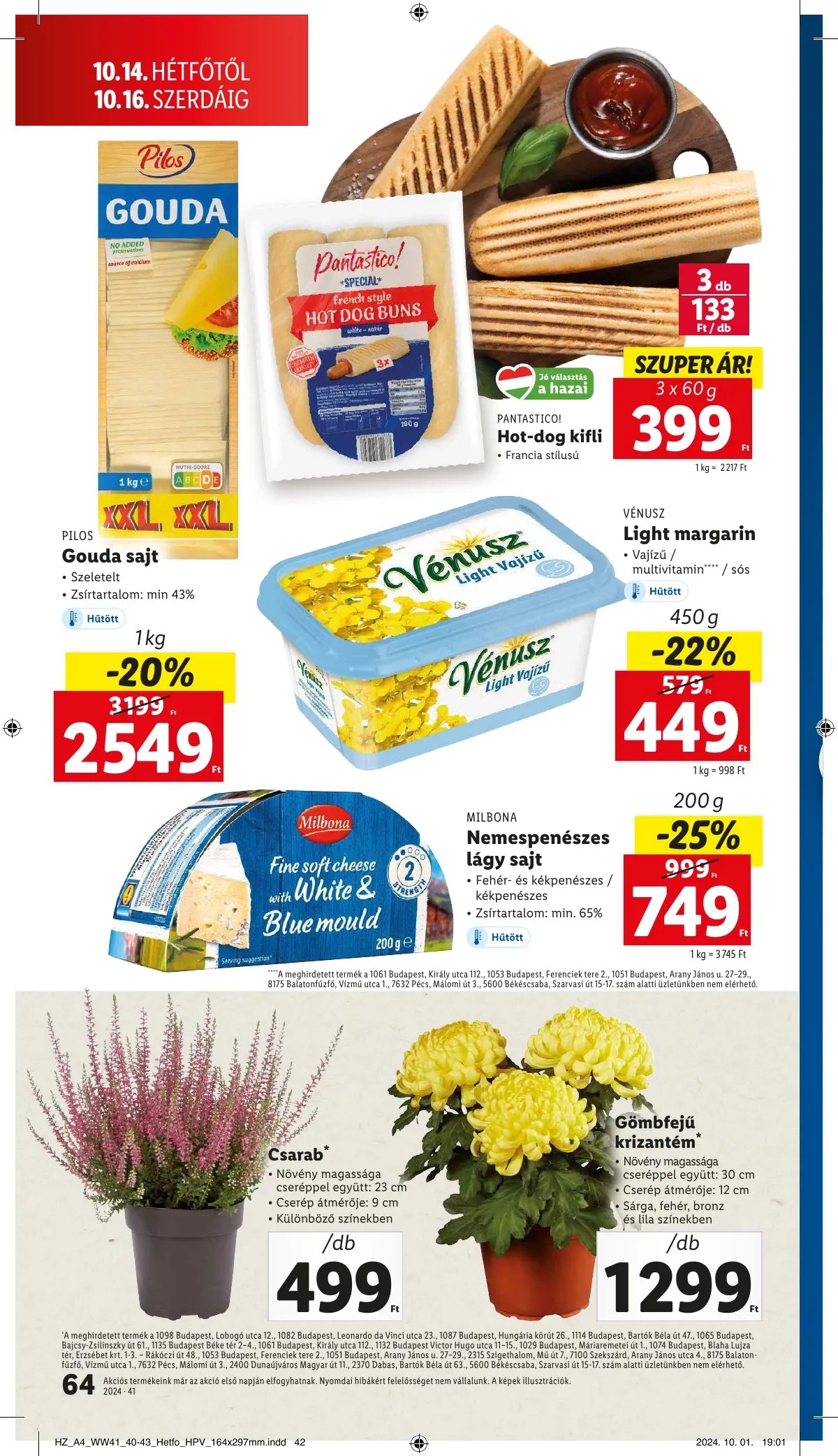 Lidl akciós újság 10.10–10.16 – 64. oldal