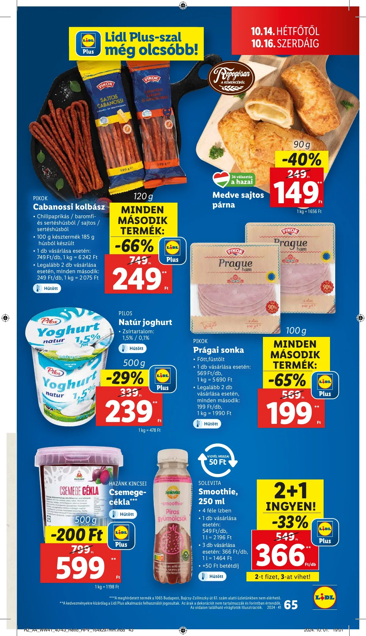 Lidl akciós újság 10.10–10.16 – 65. oldal