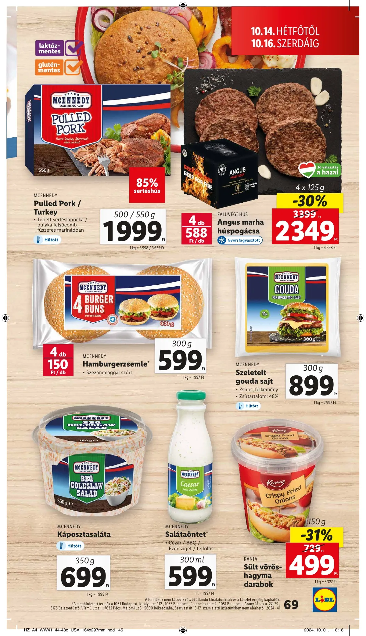 Lidl akciós újság 10.10–10.16 – 69. oldal
