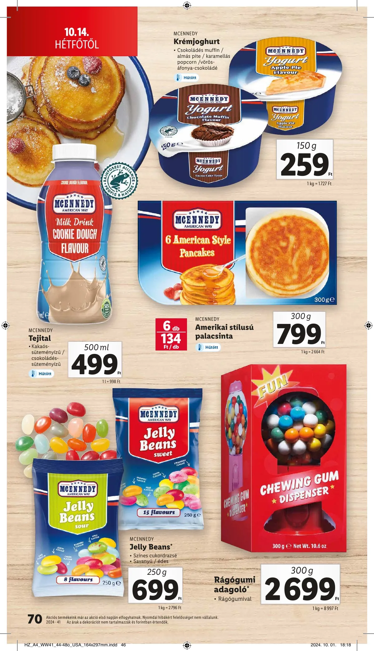 Lidl akciós újság 10.10–10.16 – 70. oldal