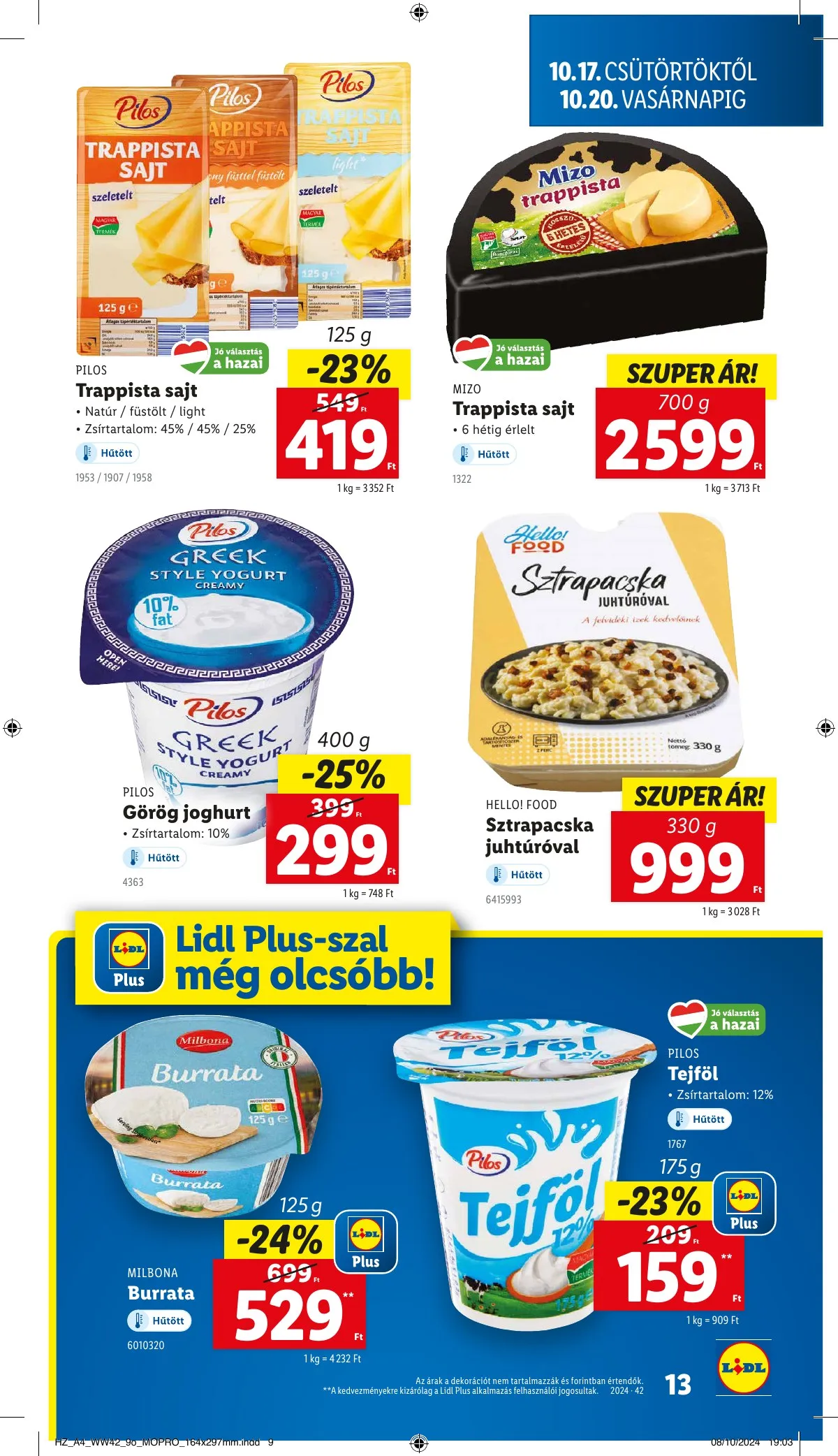 Lidl akciós újság 10.17–10.22 – 13. oldal