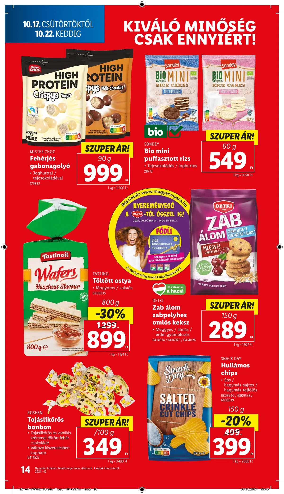 Lidl akciós újság 10.17–10.22 – 14. oldal