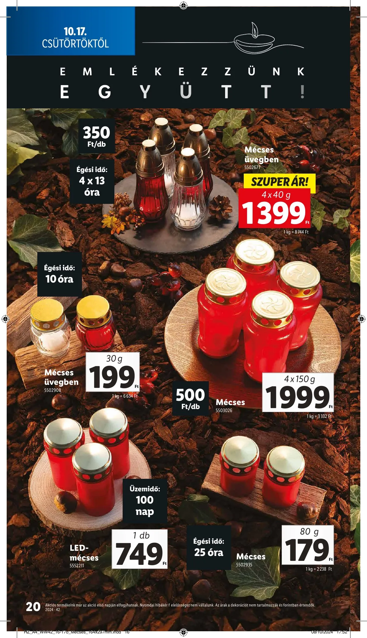 Lidl akciós újság 10.17–10.22 – 20. oldal