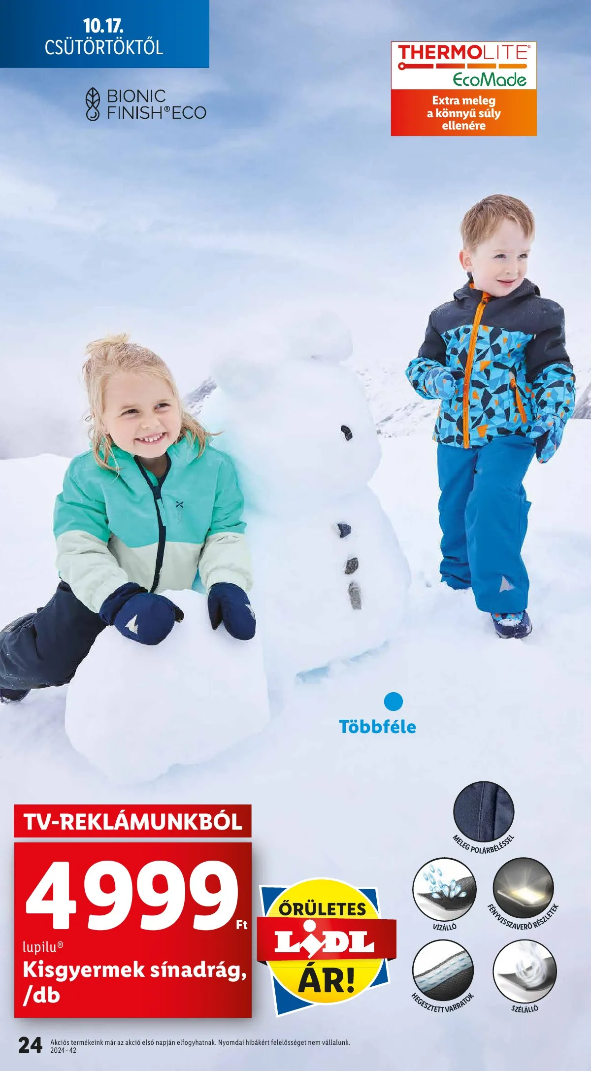 Lidl akciós újság 10.17–10.22 – 24. oldal