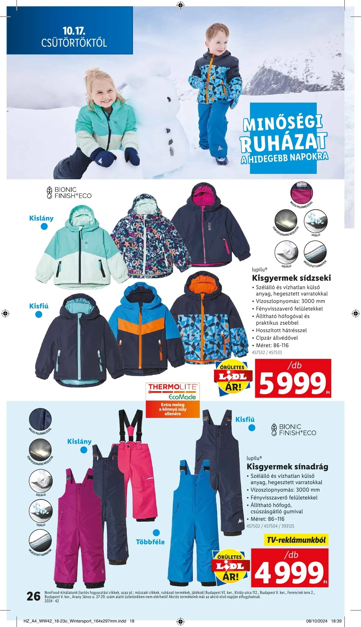 Lidl akciós újság 10.17–10.22 – 26. oldal
