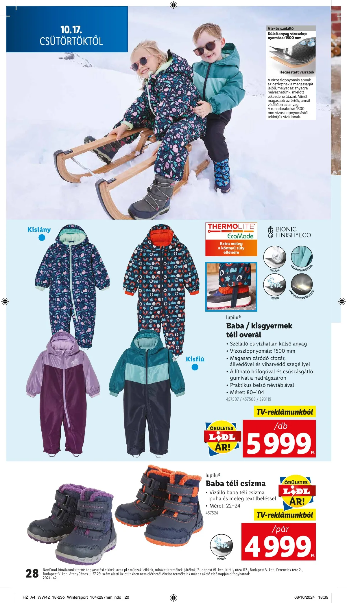 Lidl akciós újság 10.17–10.22 – 28. oldal