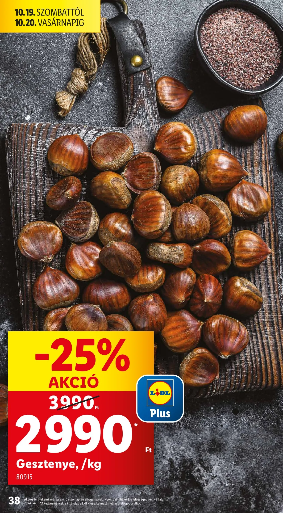 Lidl akciós újság 10.17–10.22 – 38. oldal