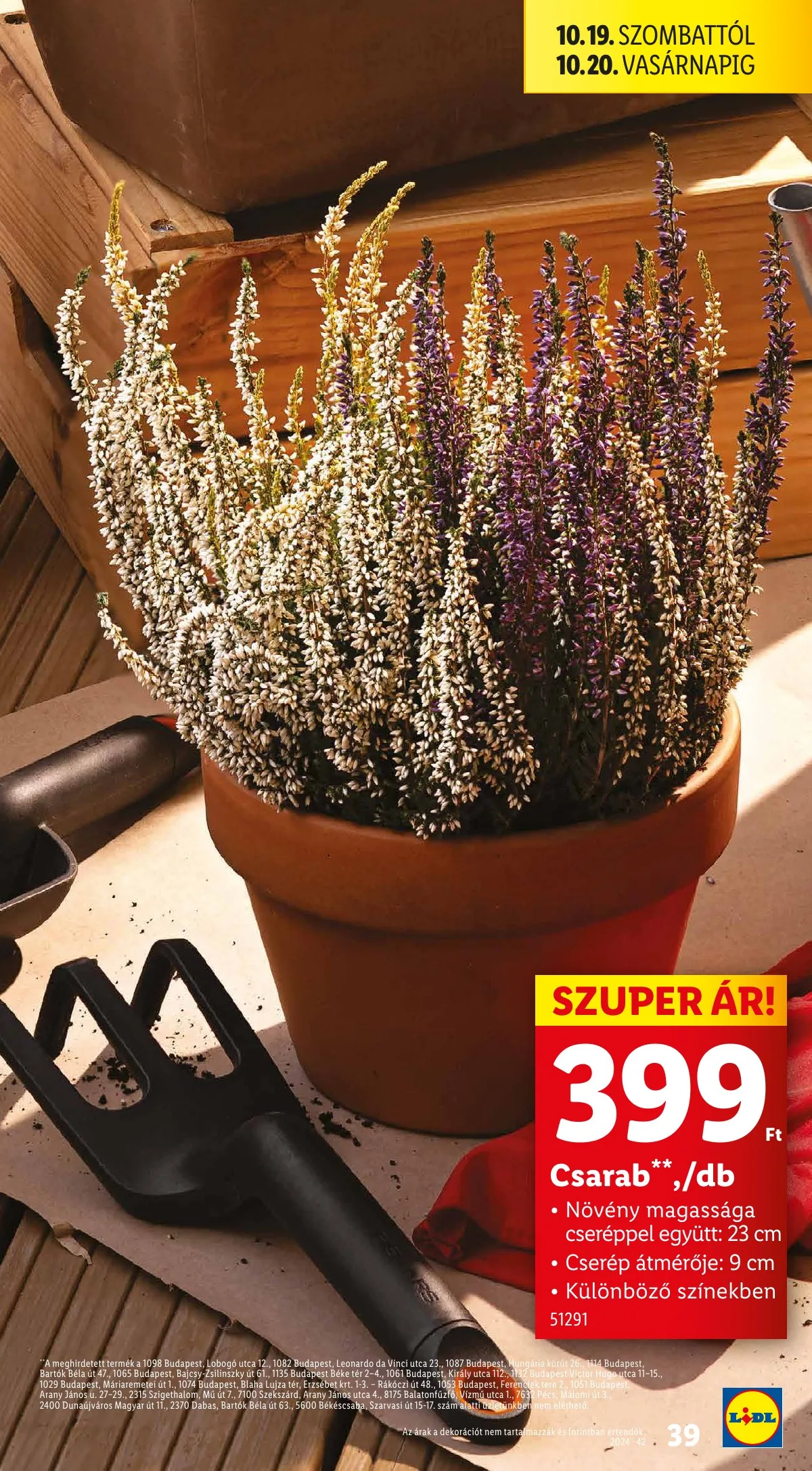 Lidl akciós újság 10.17–10.22 – 39. oldal