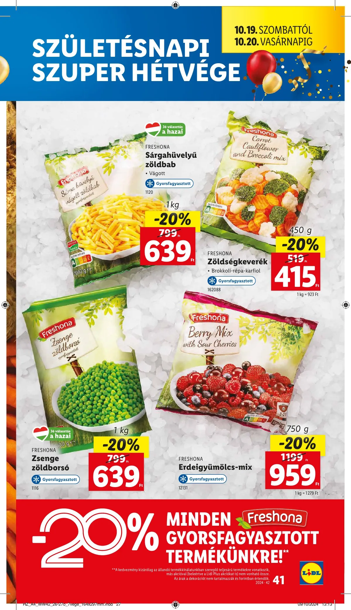 Lidl akciós újság 10.17–10.22 – 41. oldal