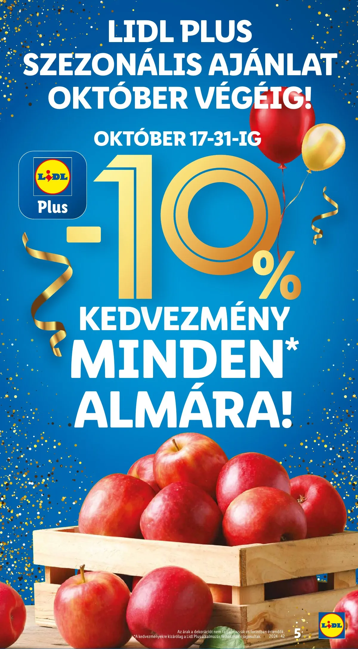 Lidl akciós újság 10.17–10.22 – 5. oldal