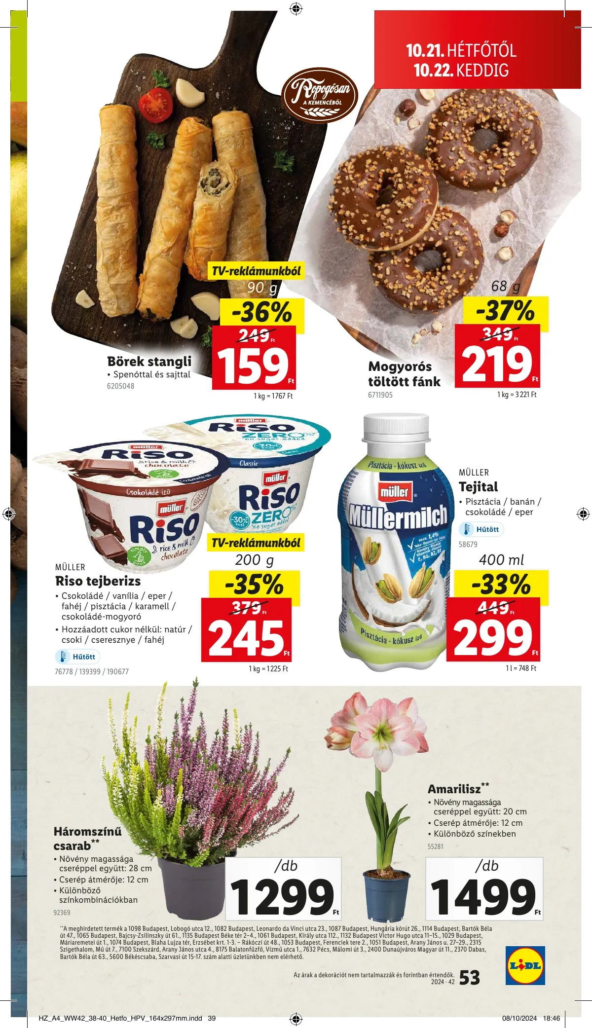 Lidl akciós újság 10.17–10.22 – 53. oldal