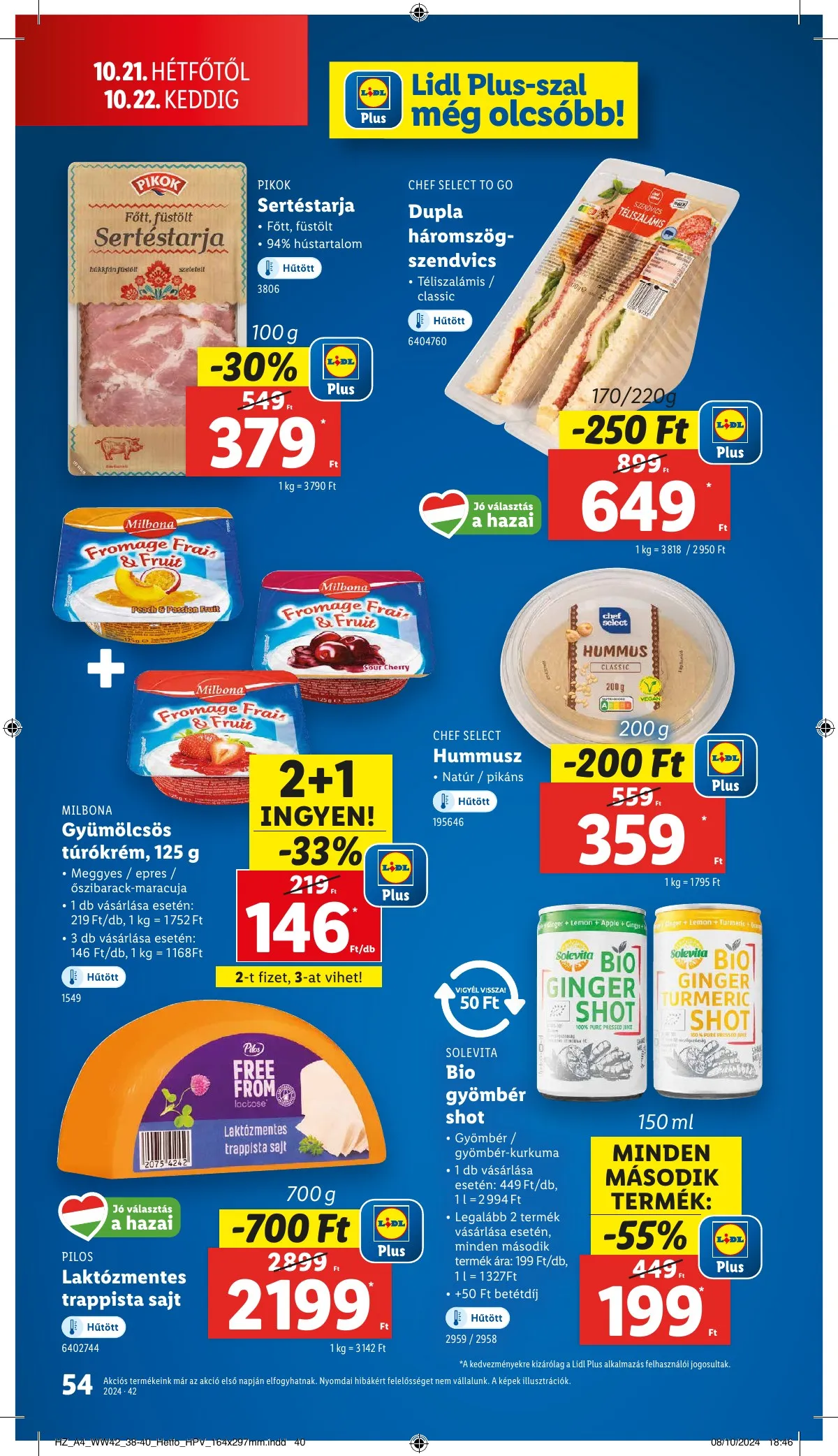 Lidl akciós újság 10.17–10.22 – 54. oldal